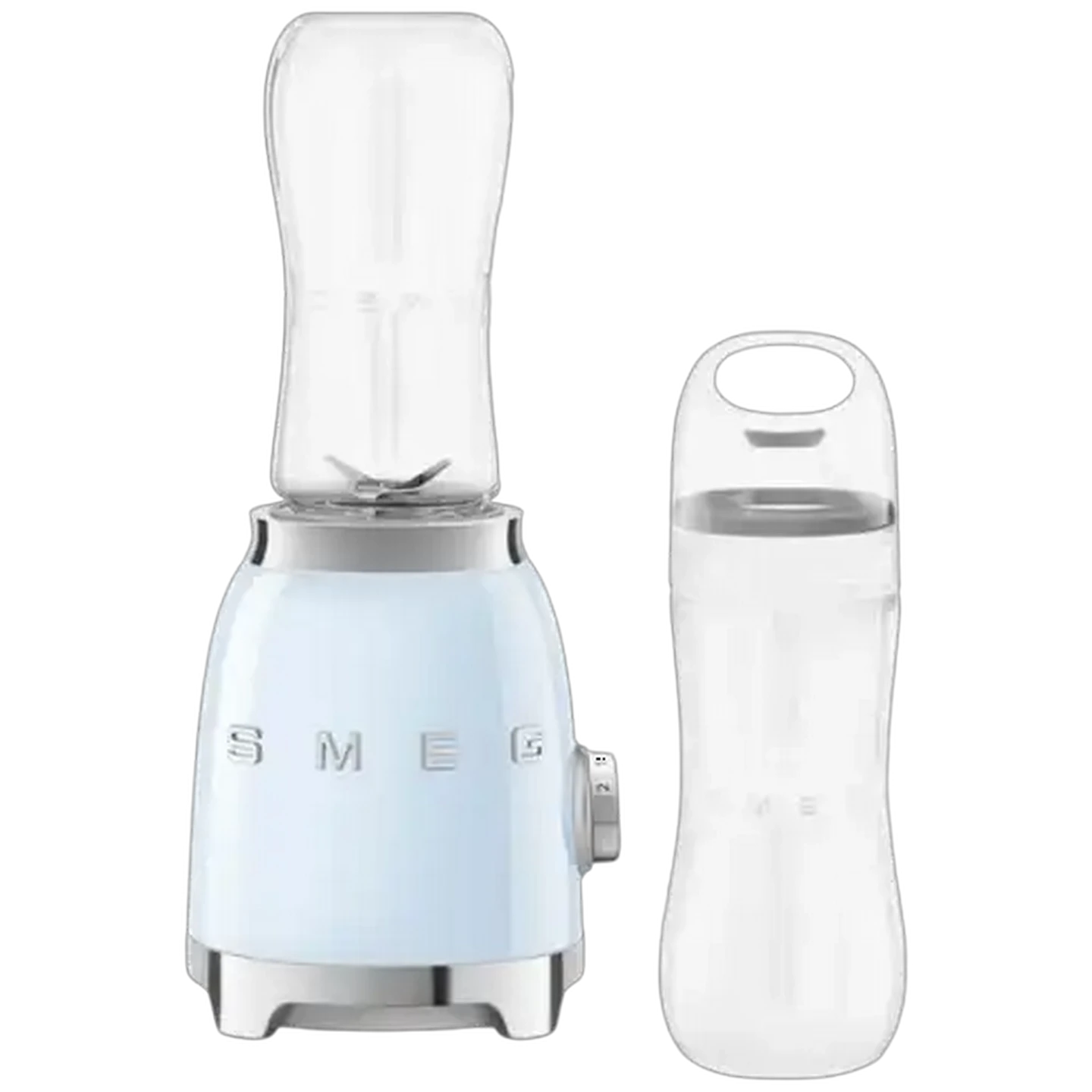 Image of Smeg Glossy Pastel Blue Retro Personal Blender 300W