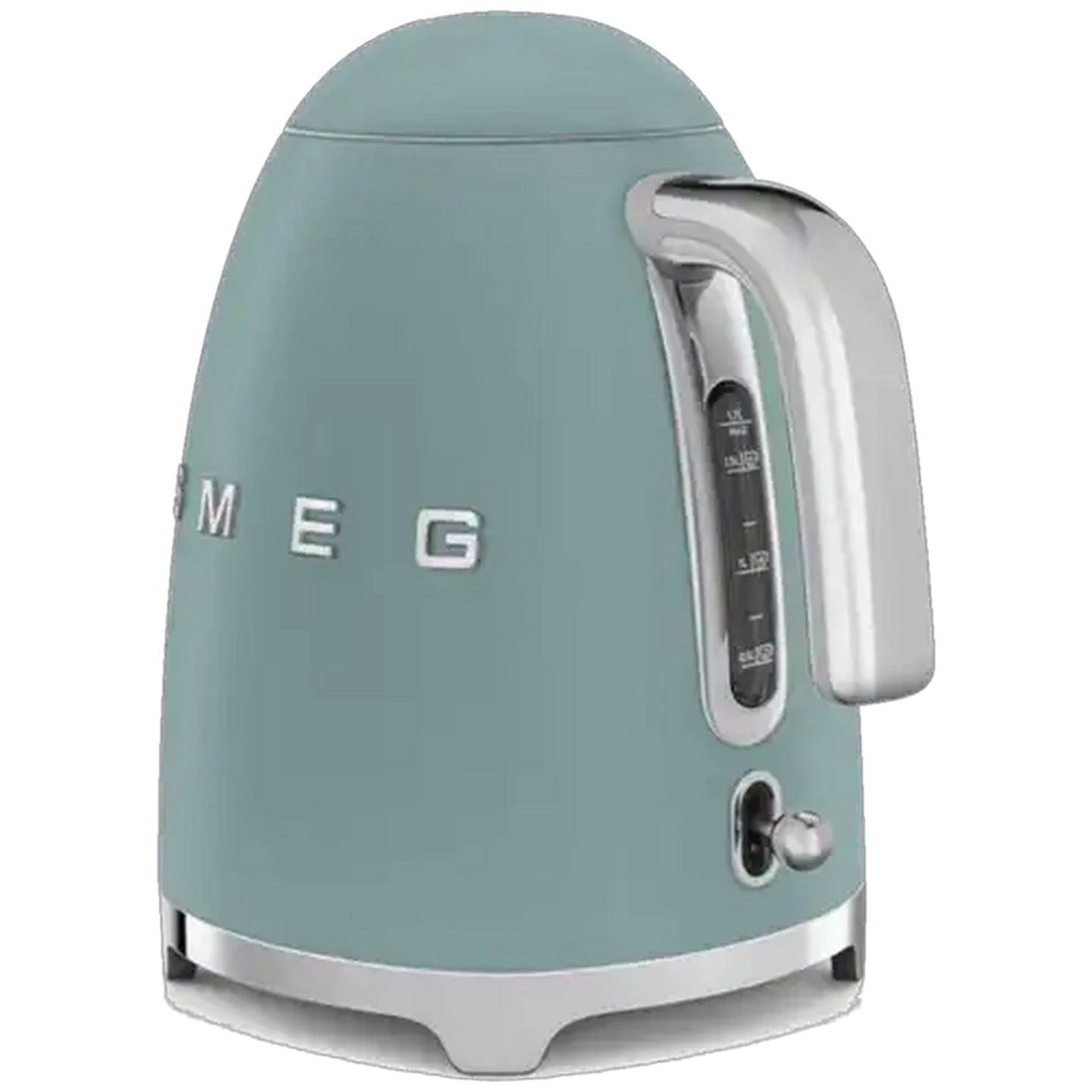 Image of Smeg Matte Emerald Green Retro Cordless Electric Kettle 1.7L
