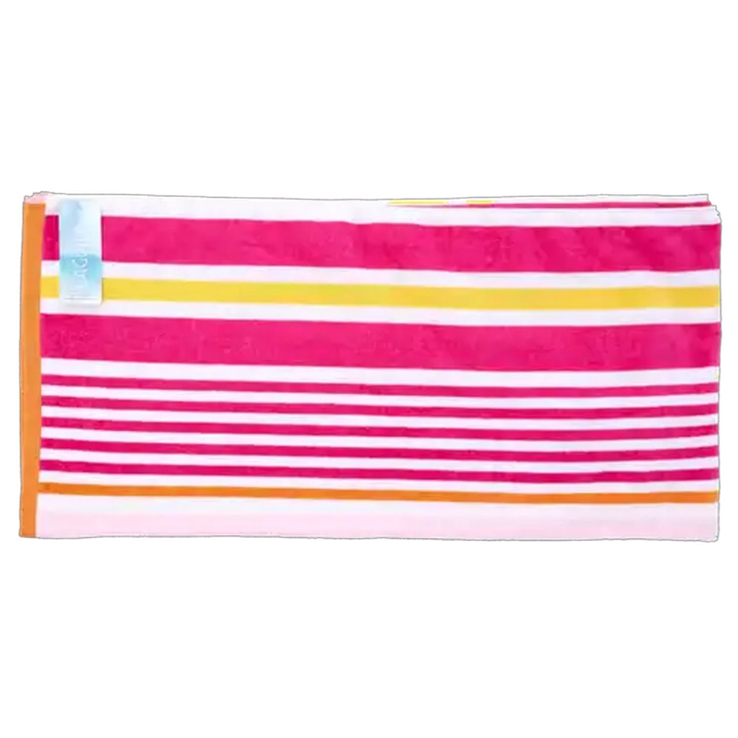 Image of Laguna Cabana Pink Stripe Beach Towel 80 x 160cm