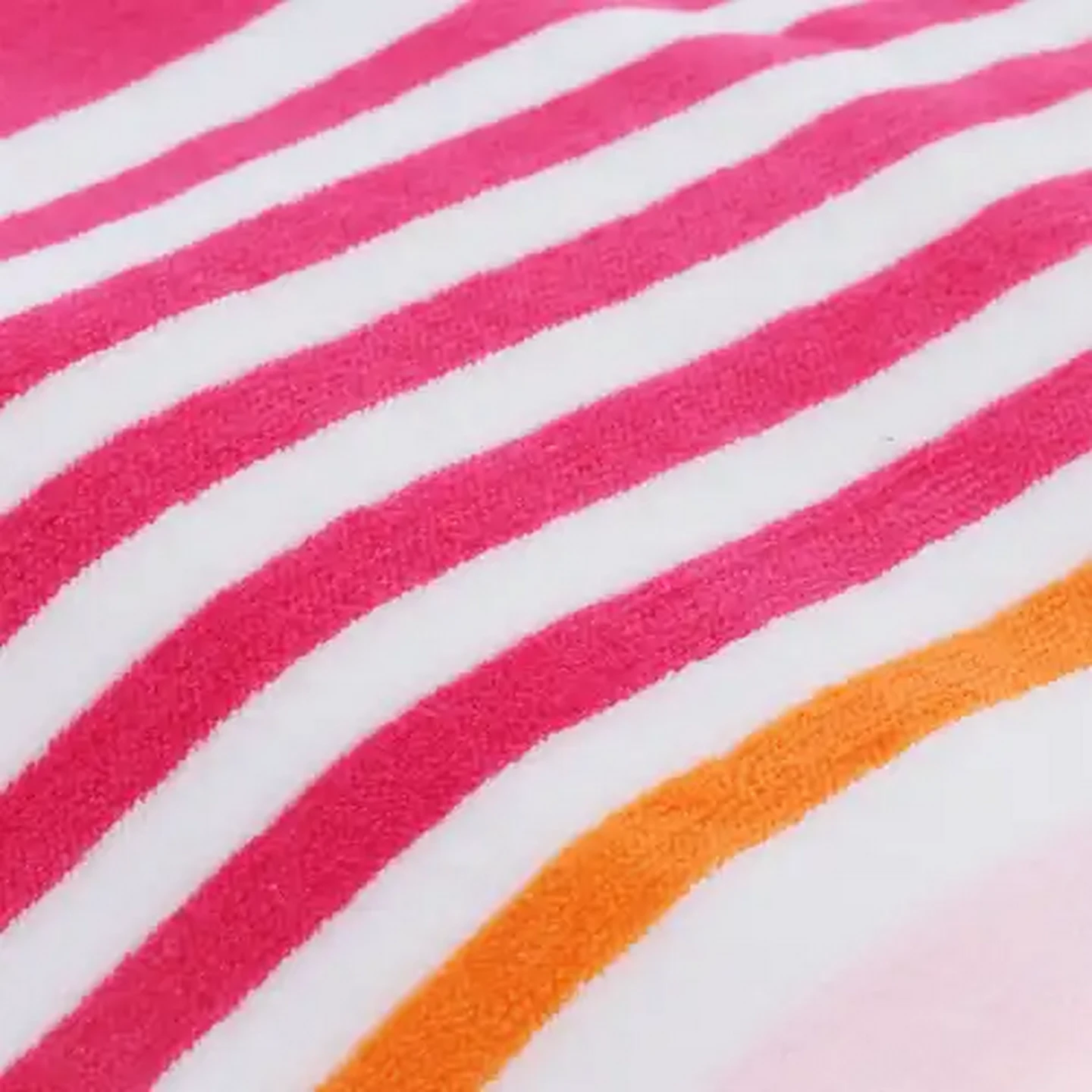 Image of Laguna Cabana Pink Stripe Beach Towel 80 x 160cm