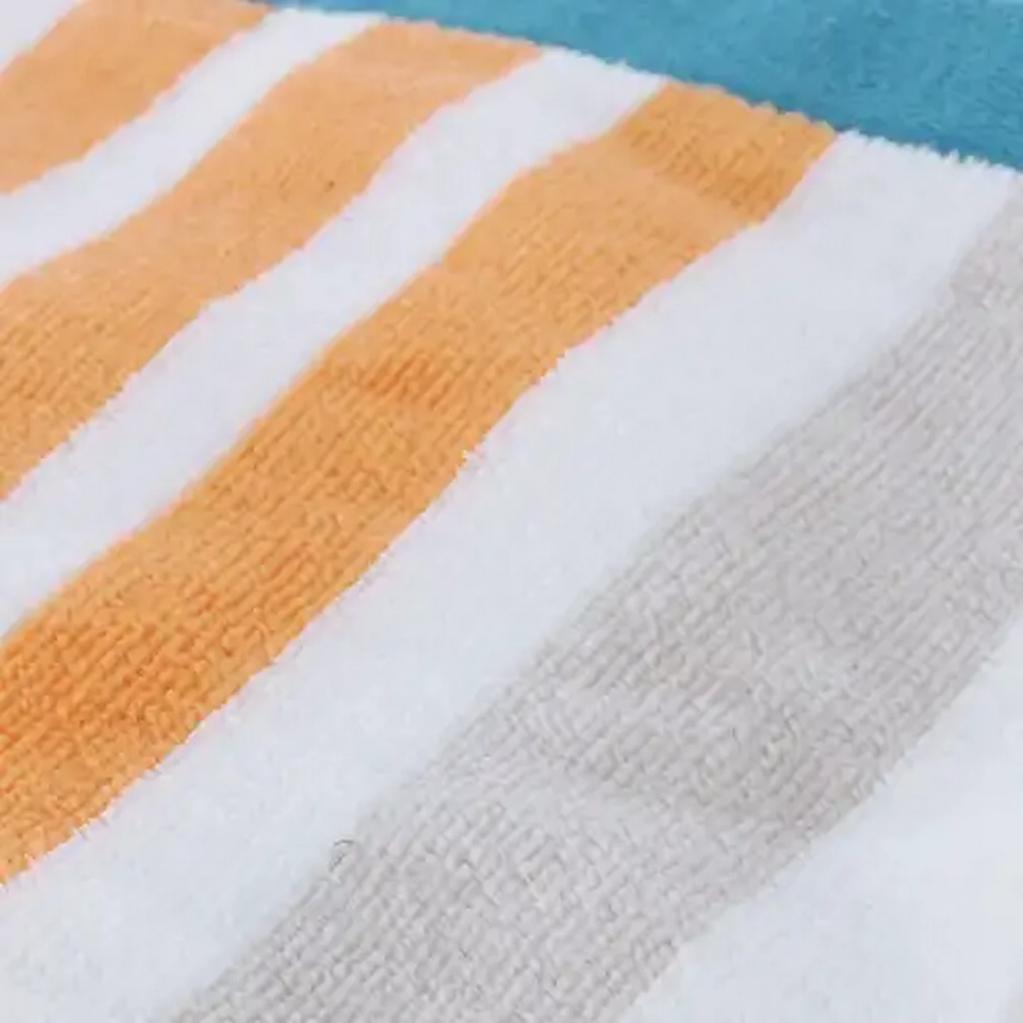 Image of Laguna Cabana Yellow Bobby Stripe Beach Towel 80 x 160cm