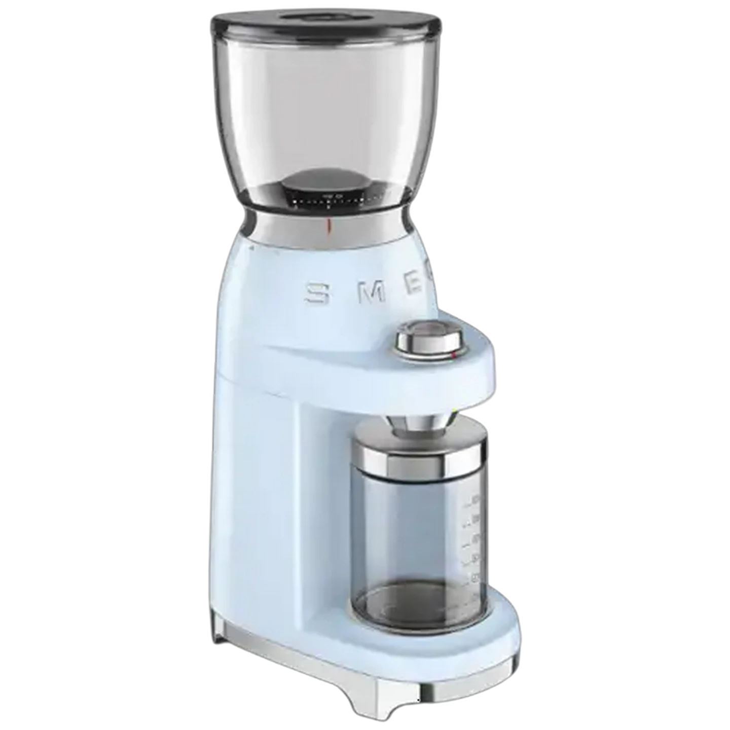 Image of Smeg Glossy Pastel Blue Retro Coffee Grinder 150W