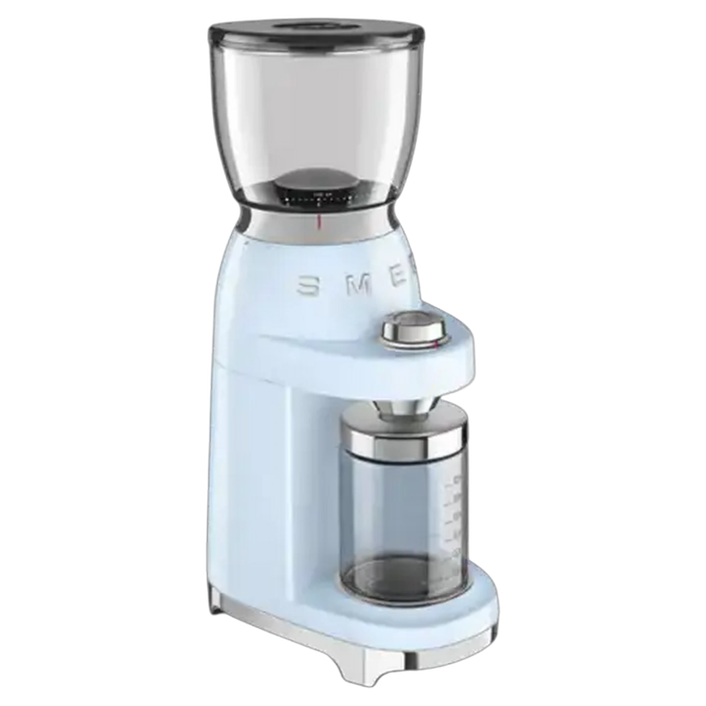 Image of Smeg Glossy Pastel Blue Retro Coffee Grinder 150W