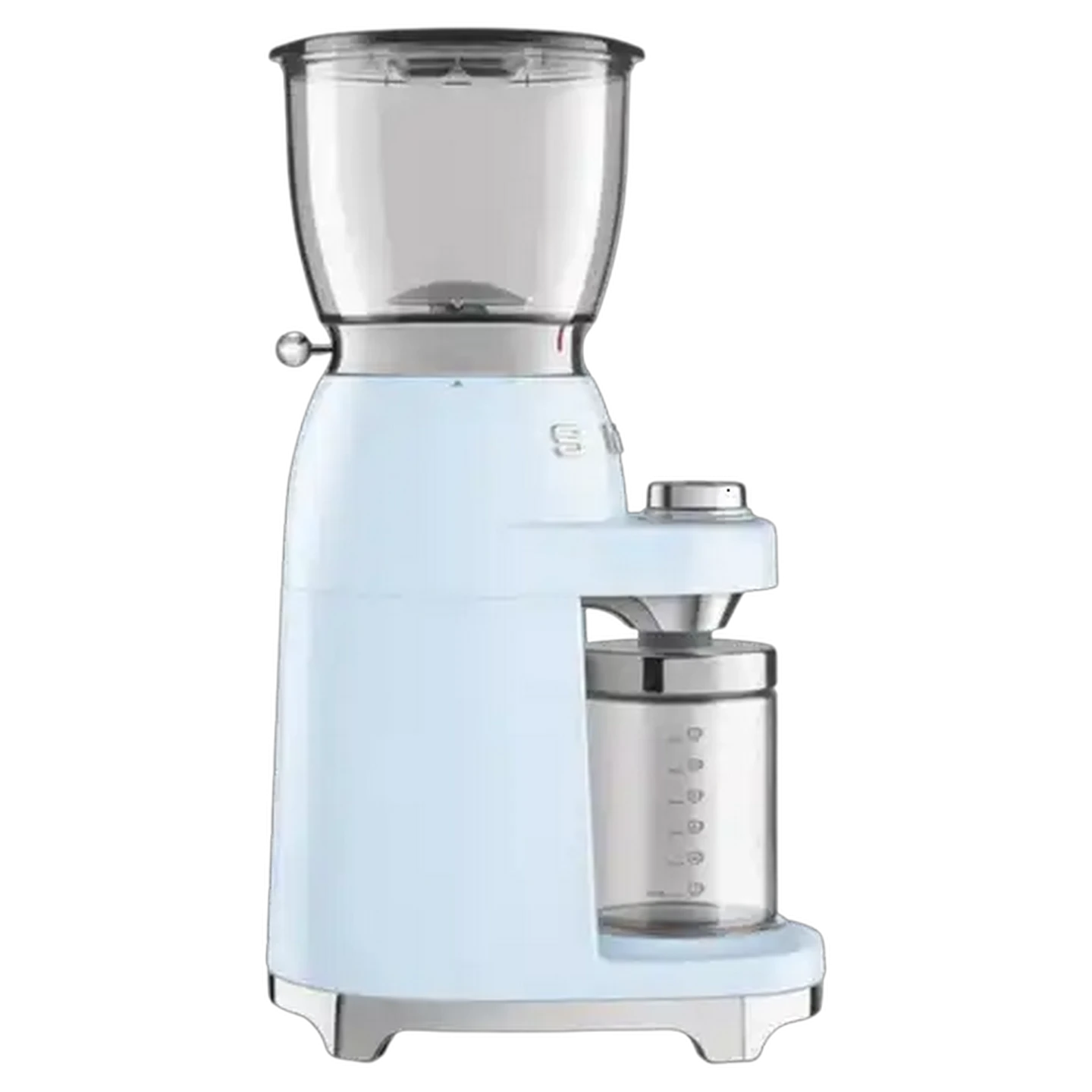 Image of Smeg Glossy Pastel Blue Retro Coffee Grinder 150W