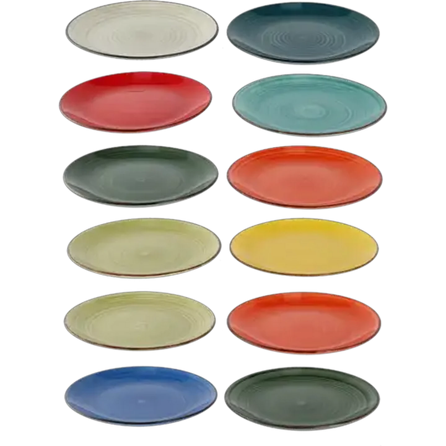 Image of Kaleidoscope Dinner Plate 27cm 4-Pack (Colour May Vary)