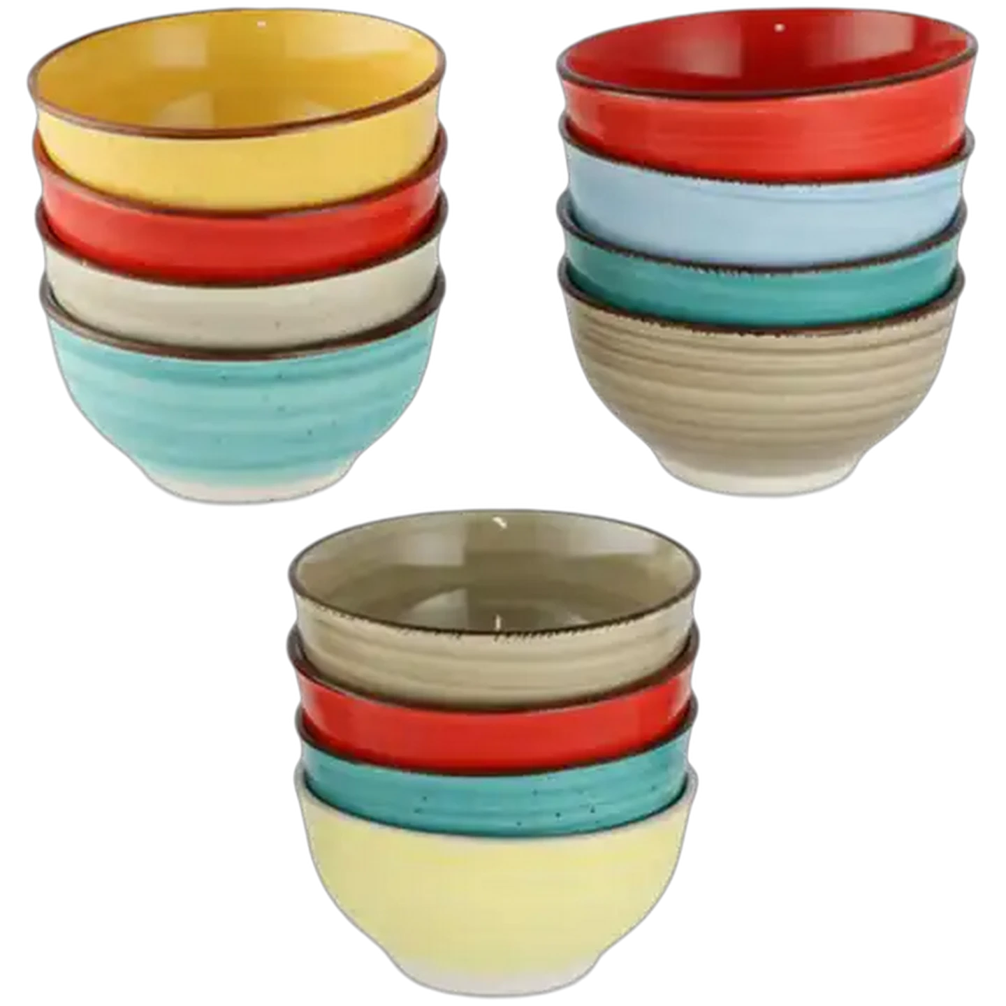 Image of Kaleidoscope Bowl 12.2cm 4-Pack (Colour May Vary)