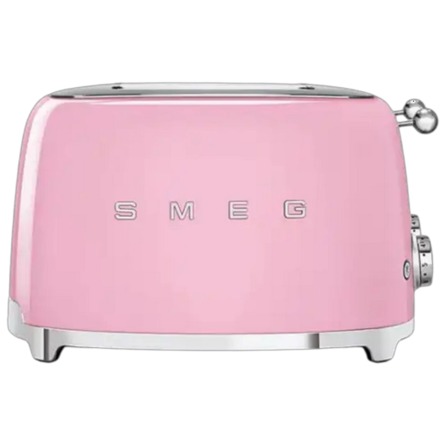Image of Smeg Pastel Pink 4-Slice Square Toaster 2000W