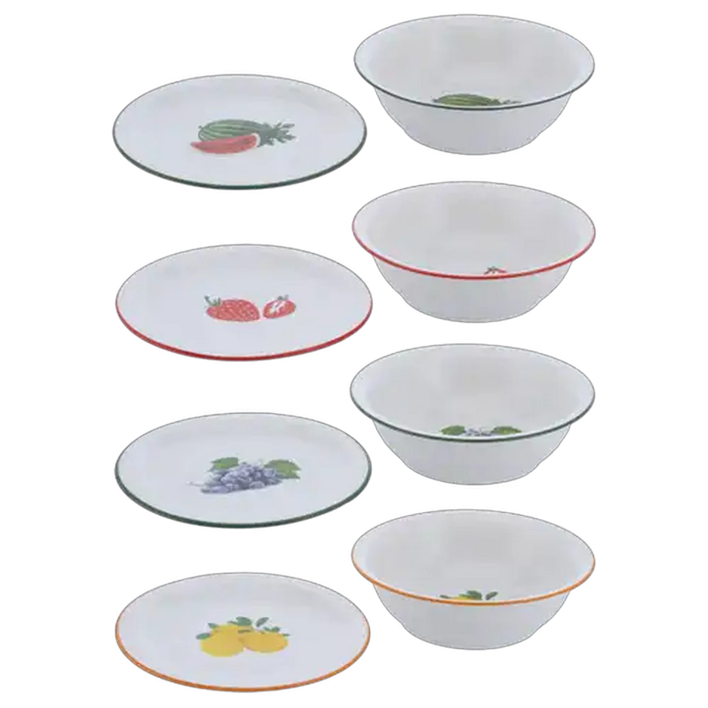 Image of Dinner Set Fruit Basics 2-Pack (Print May Vary)