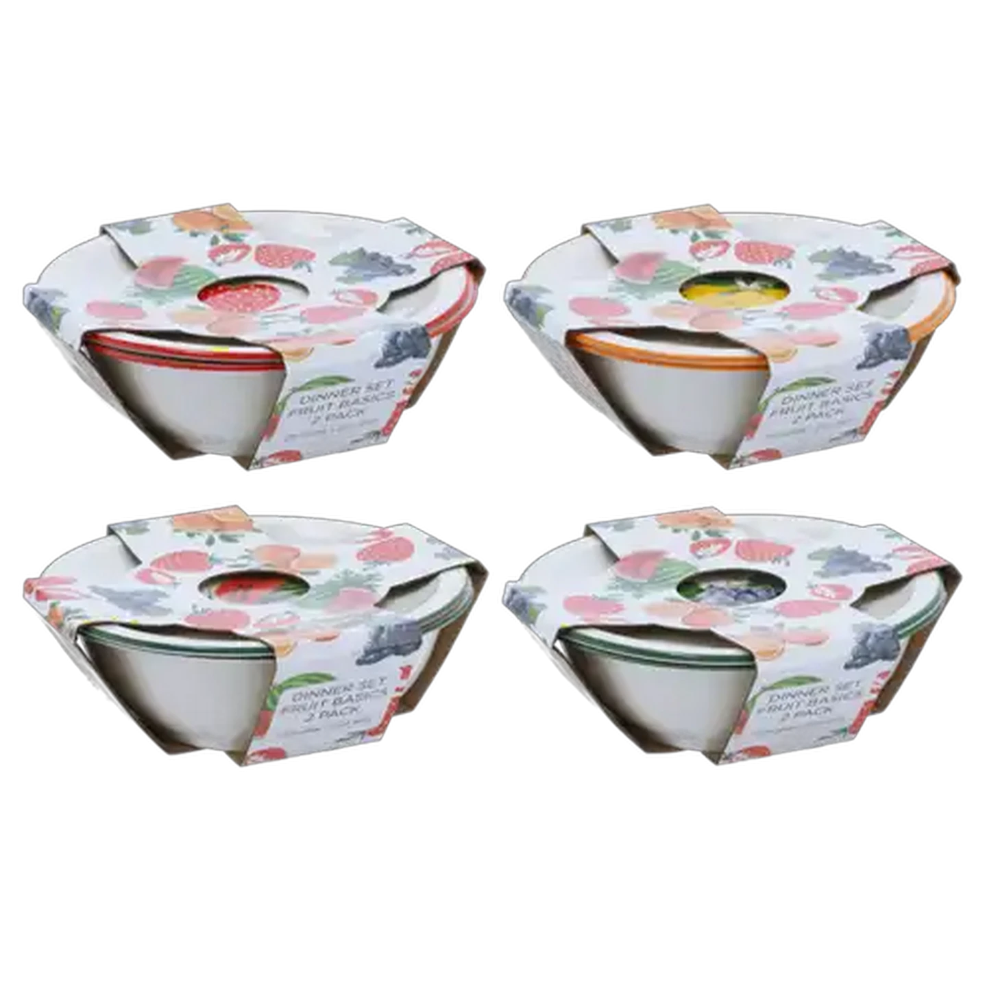 Image of Dinner Set Fruit Basics 2-Pack (Print May Vary)