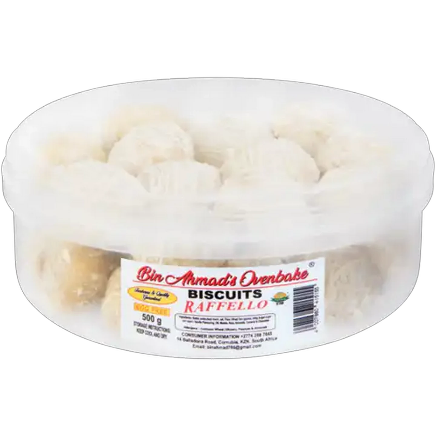Image of Bin Ahmad's Ovenbake Raffello Biscuits 500g