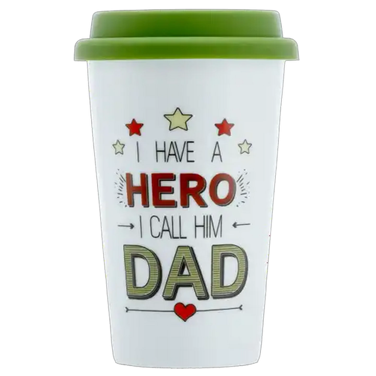 Image of Hero Dad Double Wall Coffee Mug 300ml