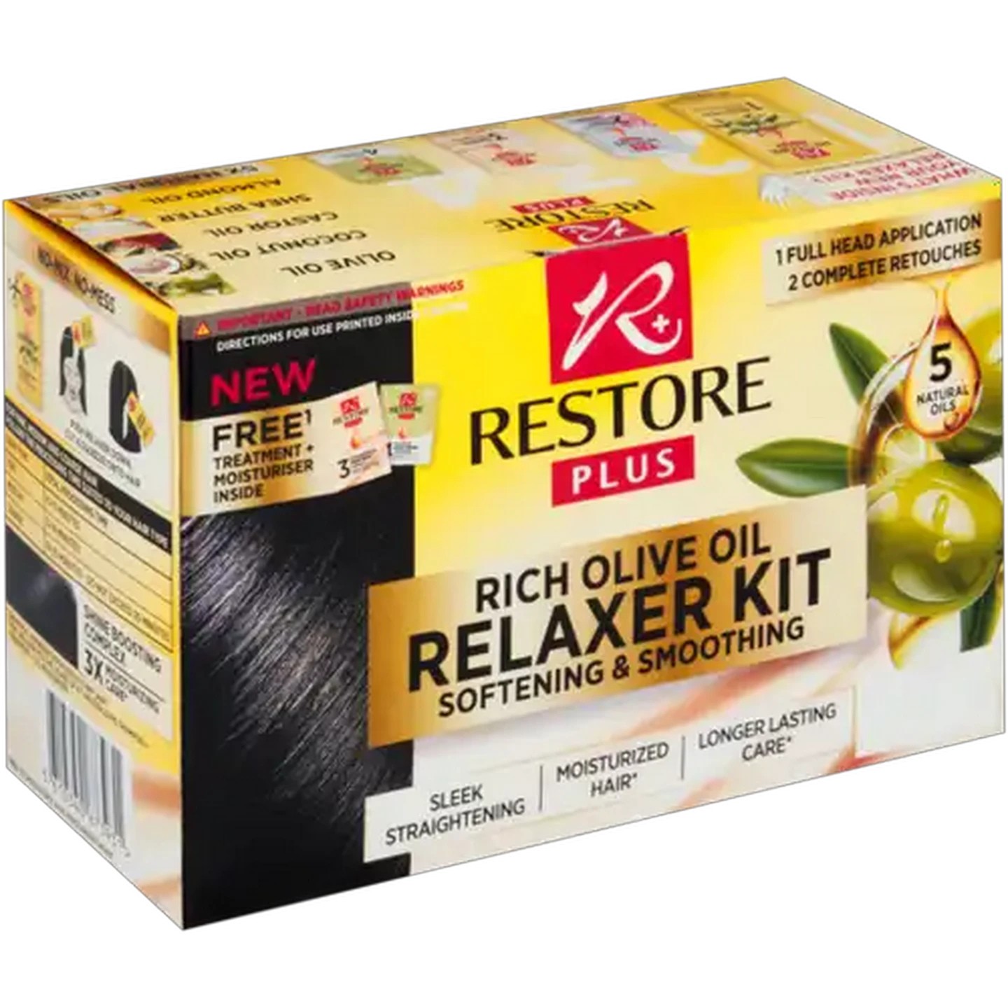 Image of Restore Plus Rich Olive Oil Relaxer Kit