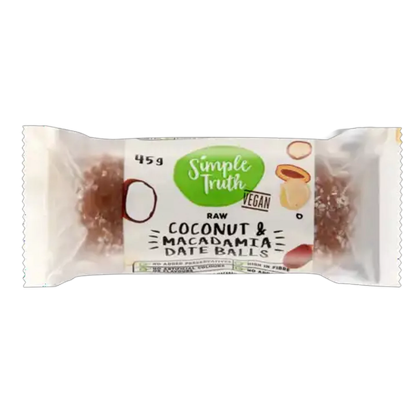Image of Simple Truth Coconut & Macadamia Date Balls 45g
