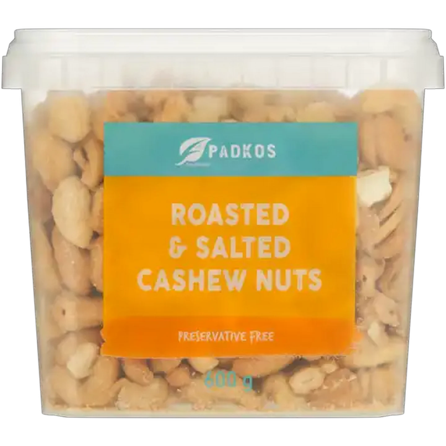 Image of Padkos Roasted & Salted Cashew Nuts 600g