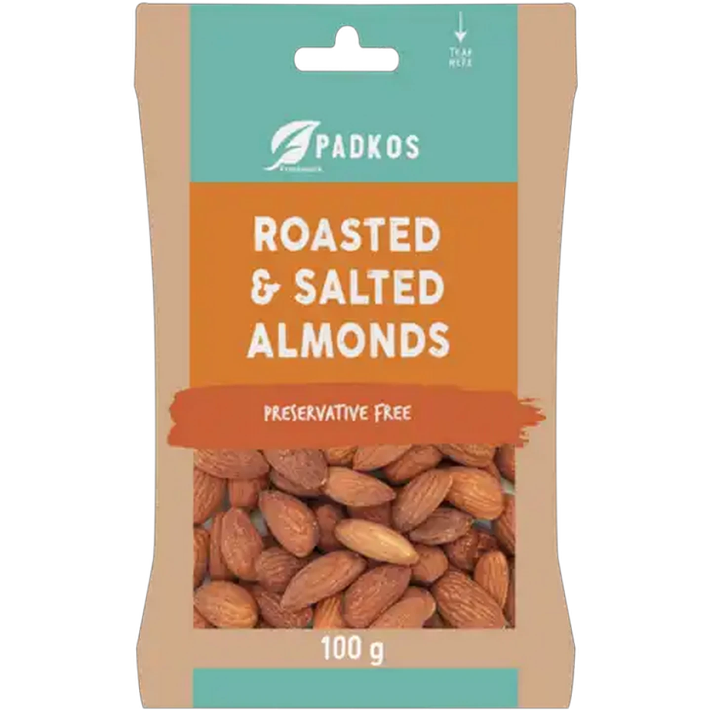 Image of Padkos Roasted & Salted Almonds 100g