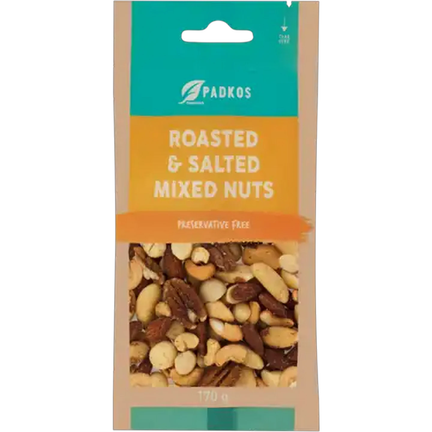 Image of Padkos Roasted & Salted Mixed Nuts 170g