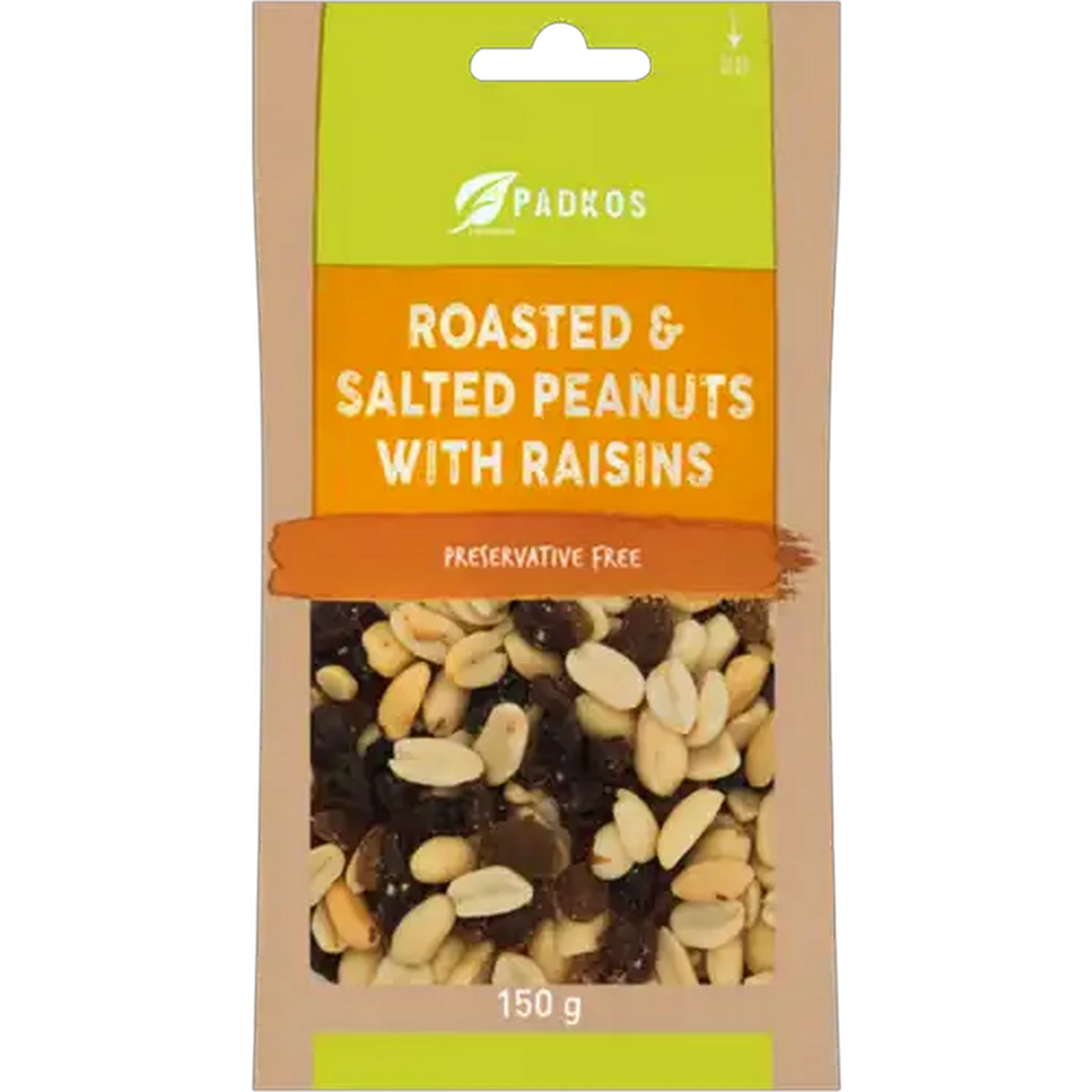 Image of Padkos Roasted & Salted Peanuts with Raisins 150g