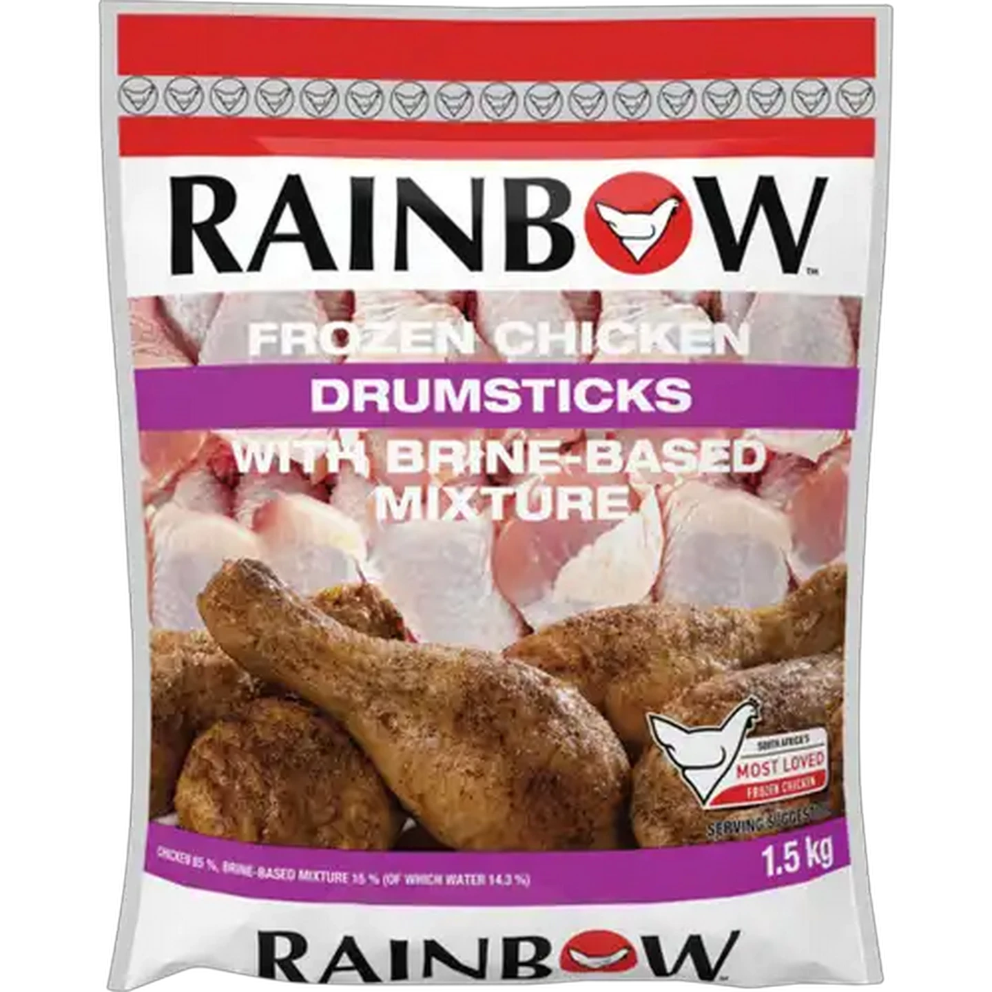 Image of RAINBOW Frozen Chicken Drumsticks With Brine Based Mixture 1.5kg