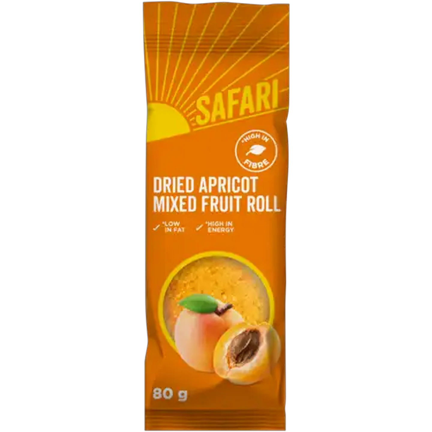 Image of SAFARI Dried Apricot Mixed Fruit Roll 80g