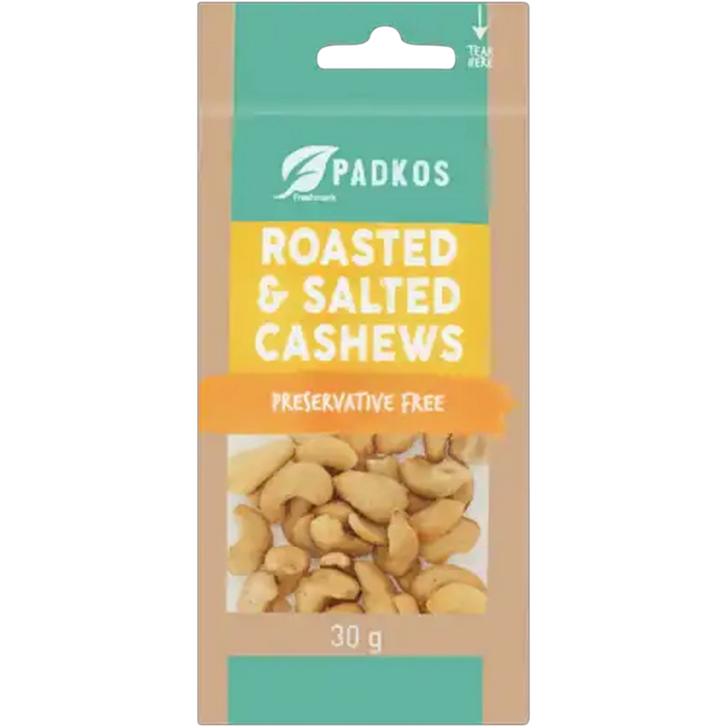 Image of Padkos Roasted & Salted Cashew Nuts 30g