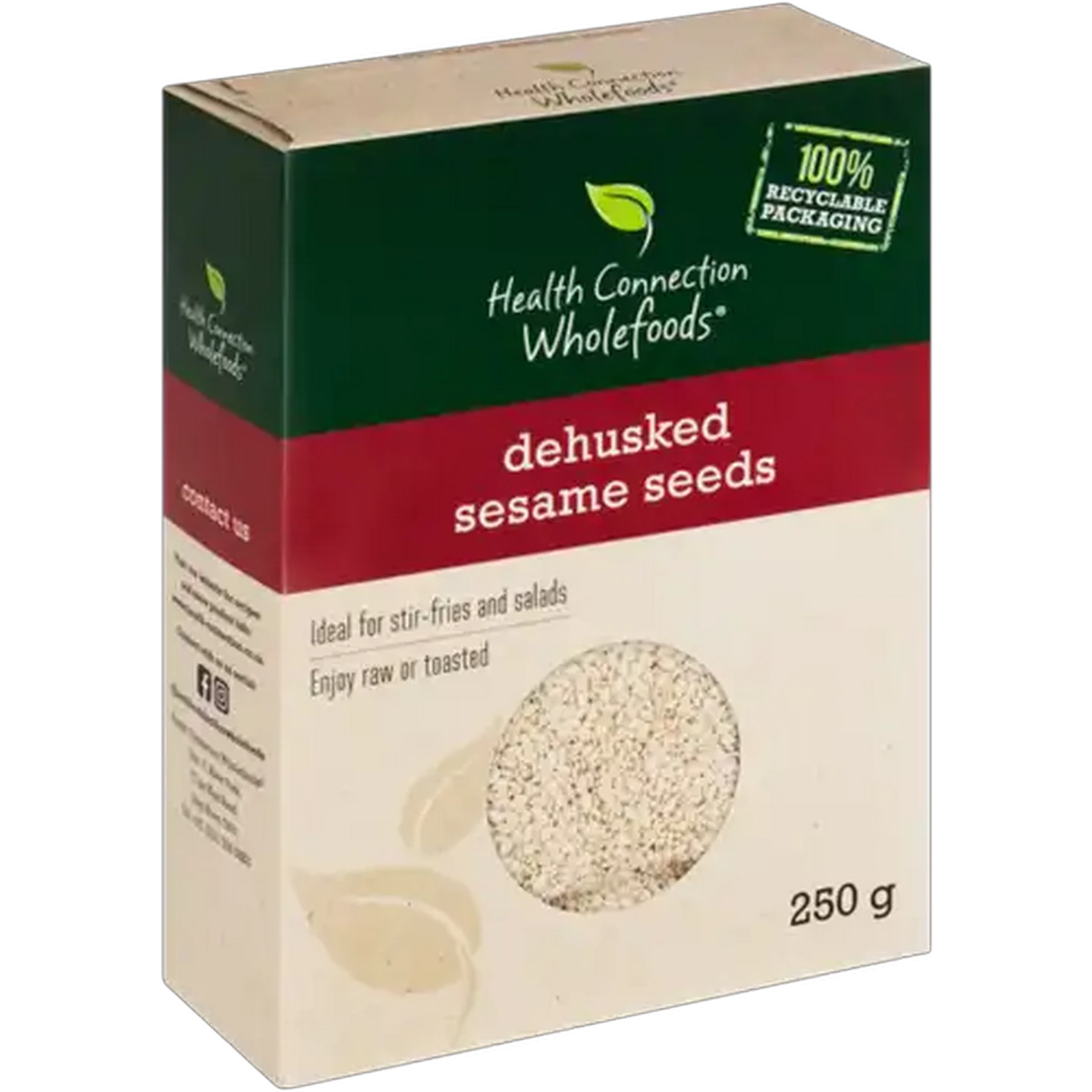 Image of Health Connection Wholefoods Dehusked Sesame Seeds 250g