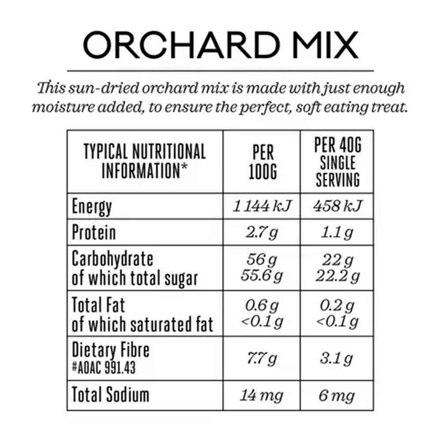 Image of Forage And Feast Soft Eating Orchard Mix 200g
