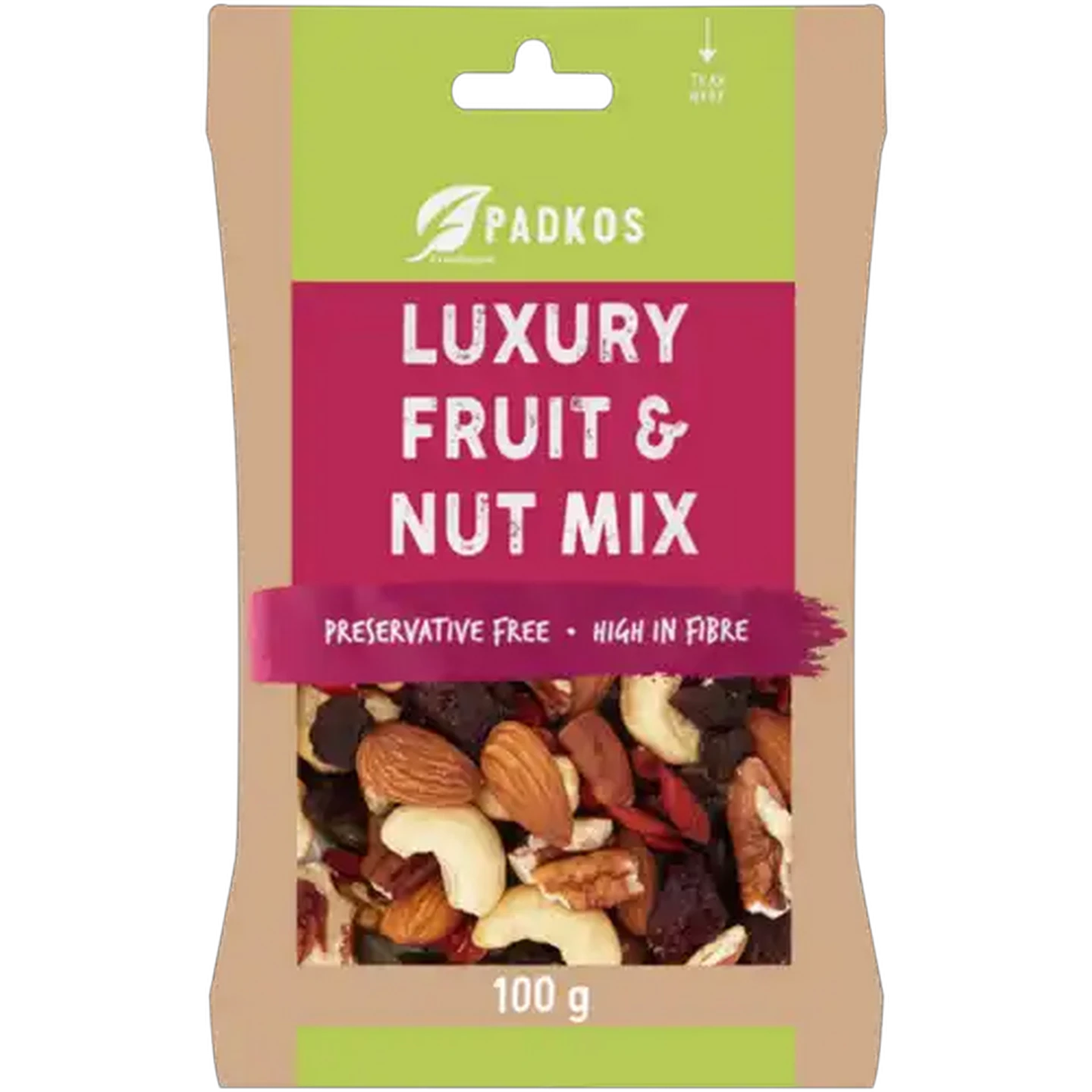 Image of Padkos Luxury Fruit & Nut Mix 100g