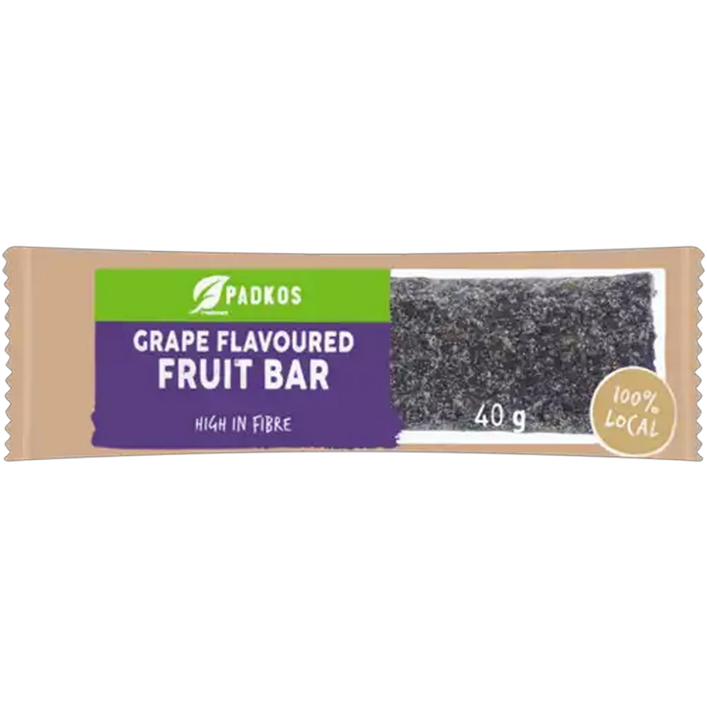 Image of Padkos Grape Flavoured Fruit Bar 40g