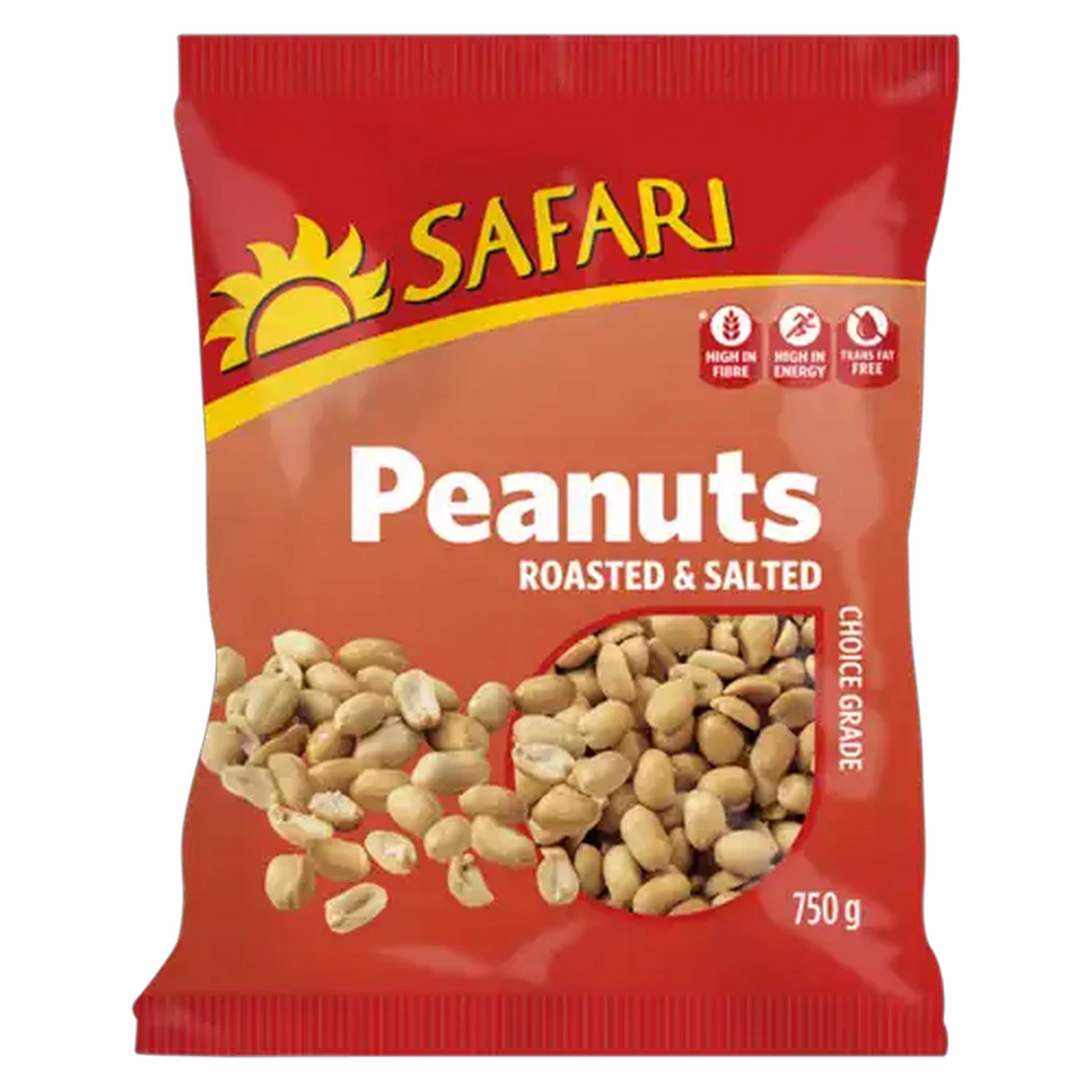 Image of SAFARI Roasted & Salted Peanuts 750g