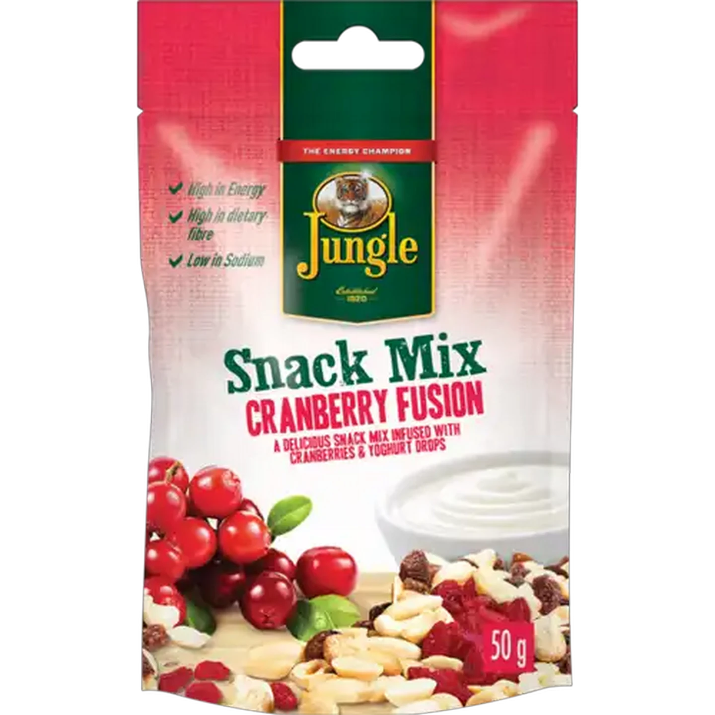 Image of Jungle Cranberry Fusion Snack Mix 50g