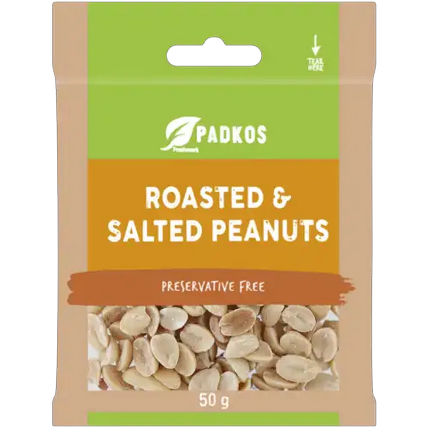 Image of Padkos Roasted & Salted Peanuts 50g