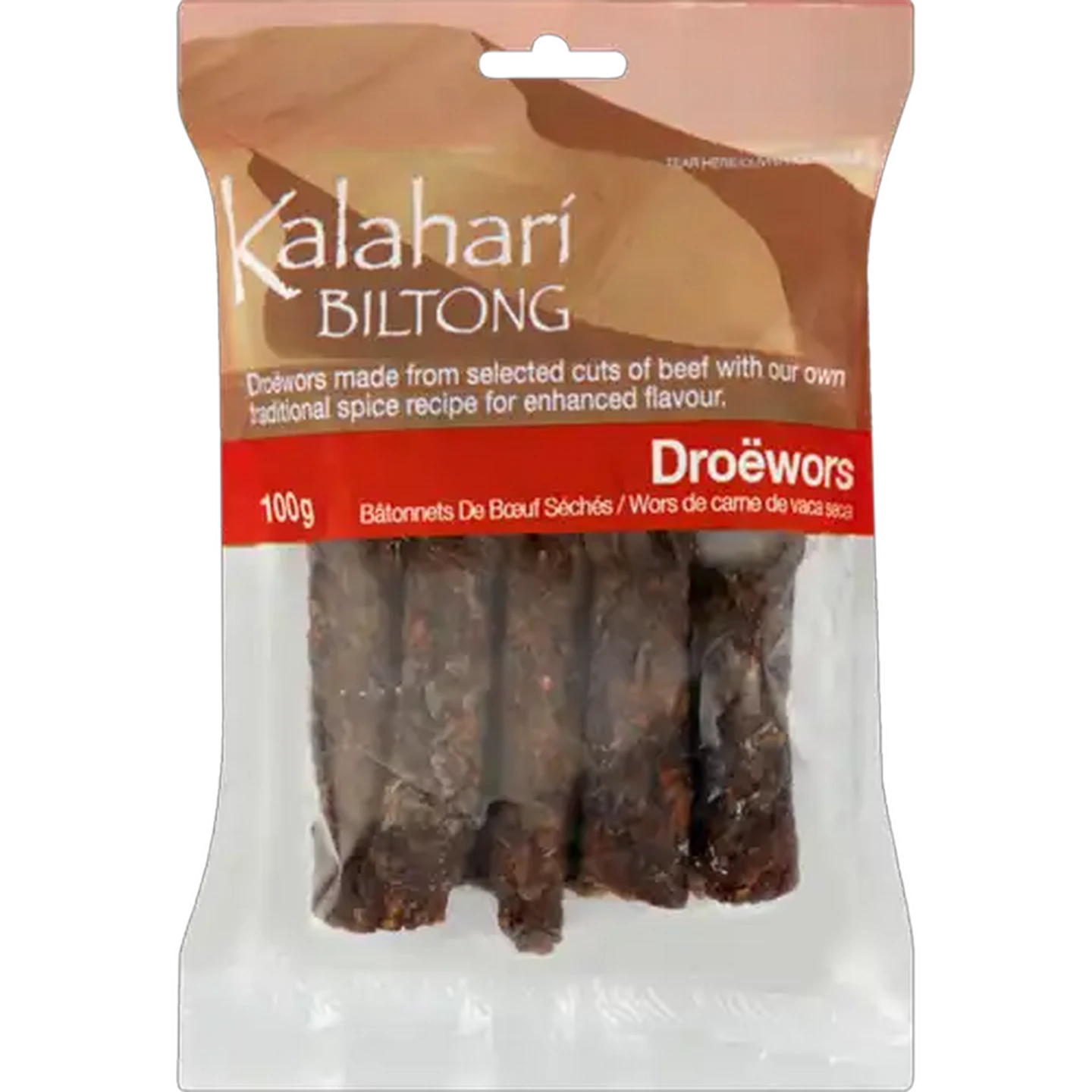Image of Kalahari Biltong Beef Droewors 100g