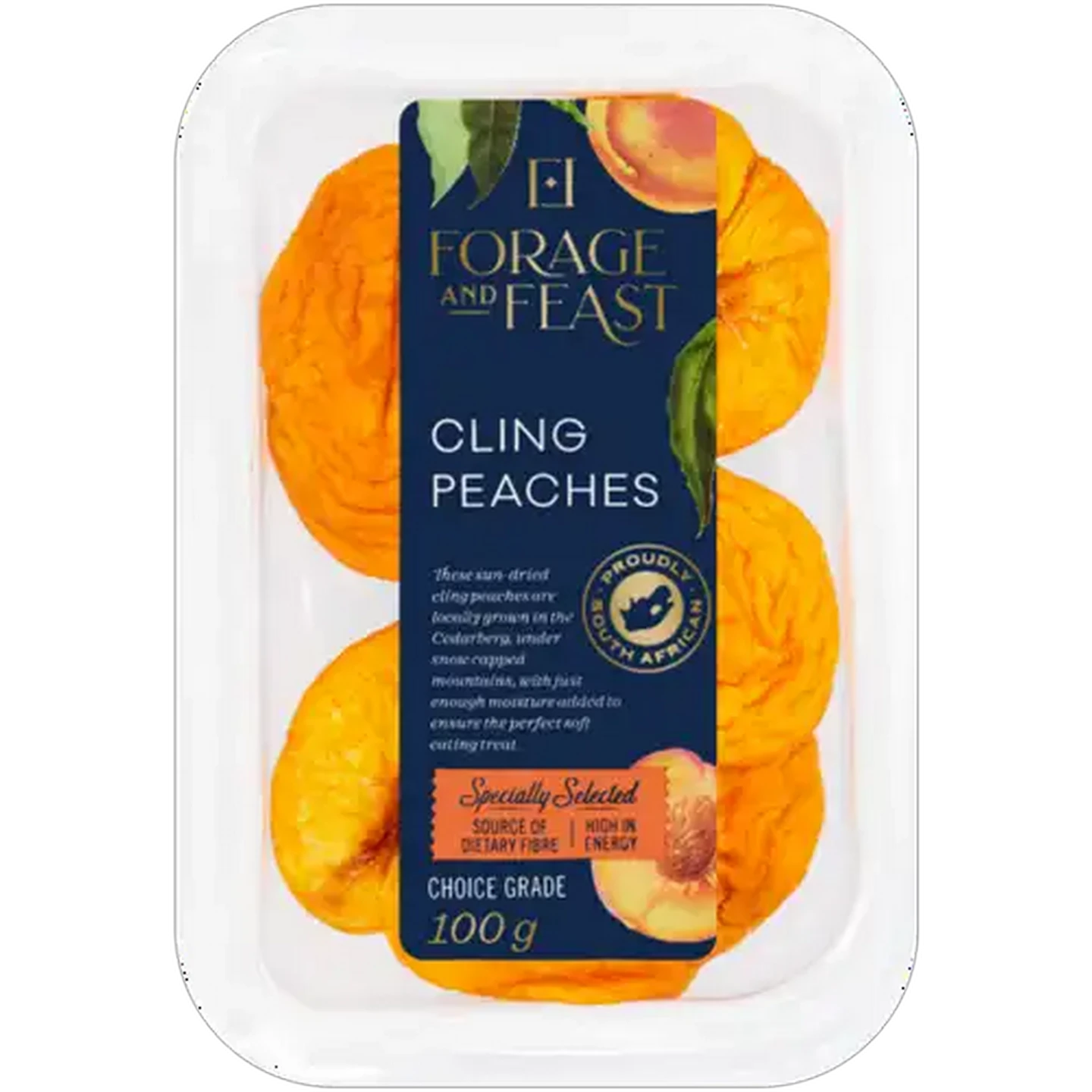 Image of Forage And Feast Soft Eating Cling Peaches 100g