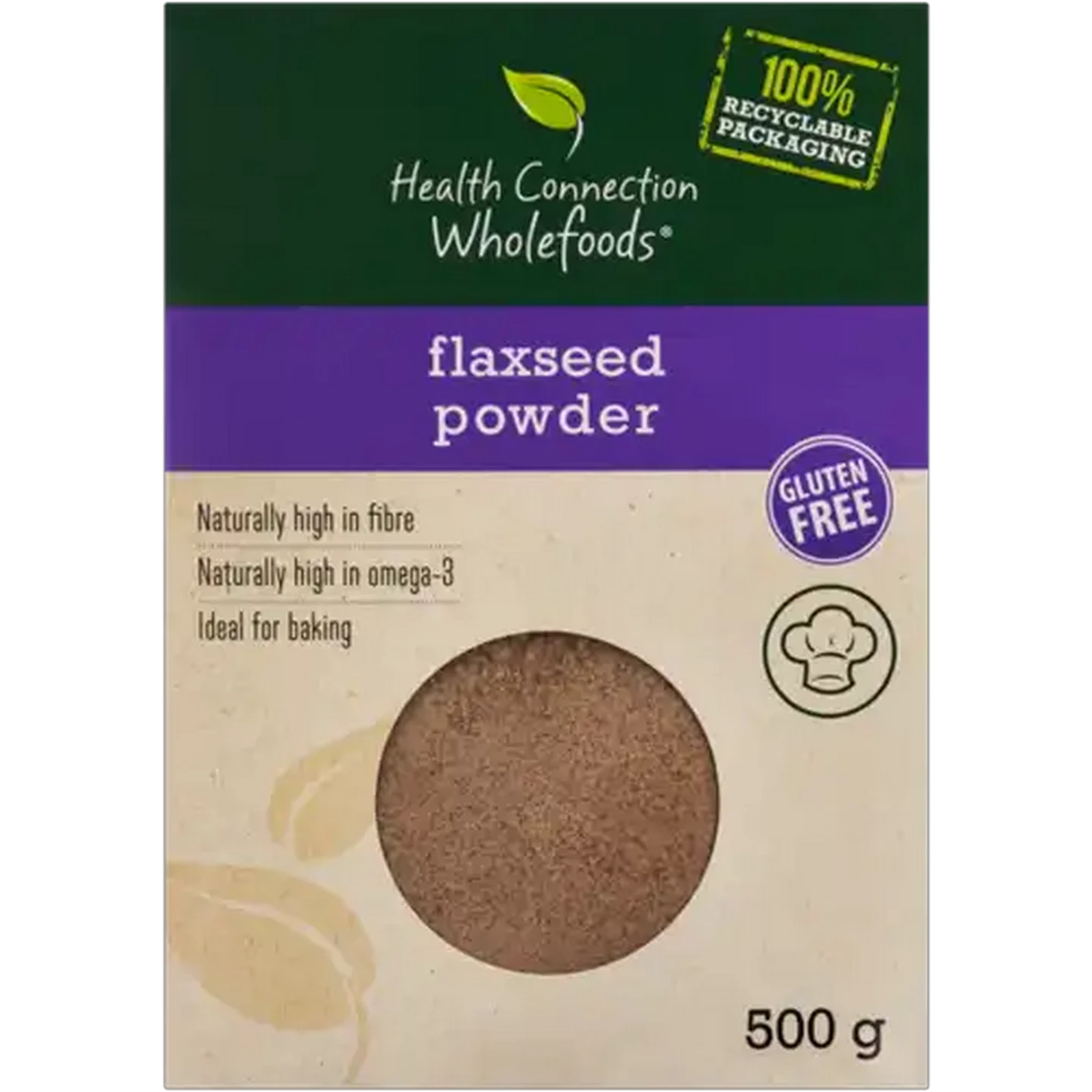 Image of Health Connection Wholefoods Flaxseed Powder 500g