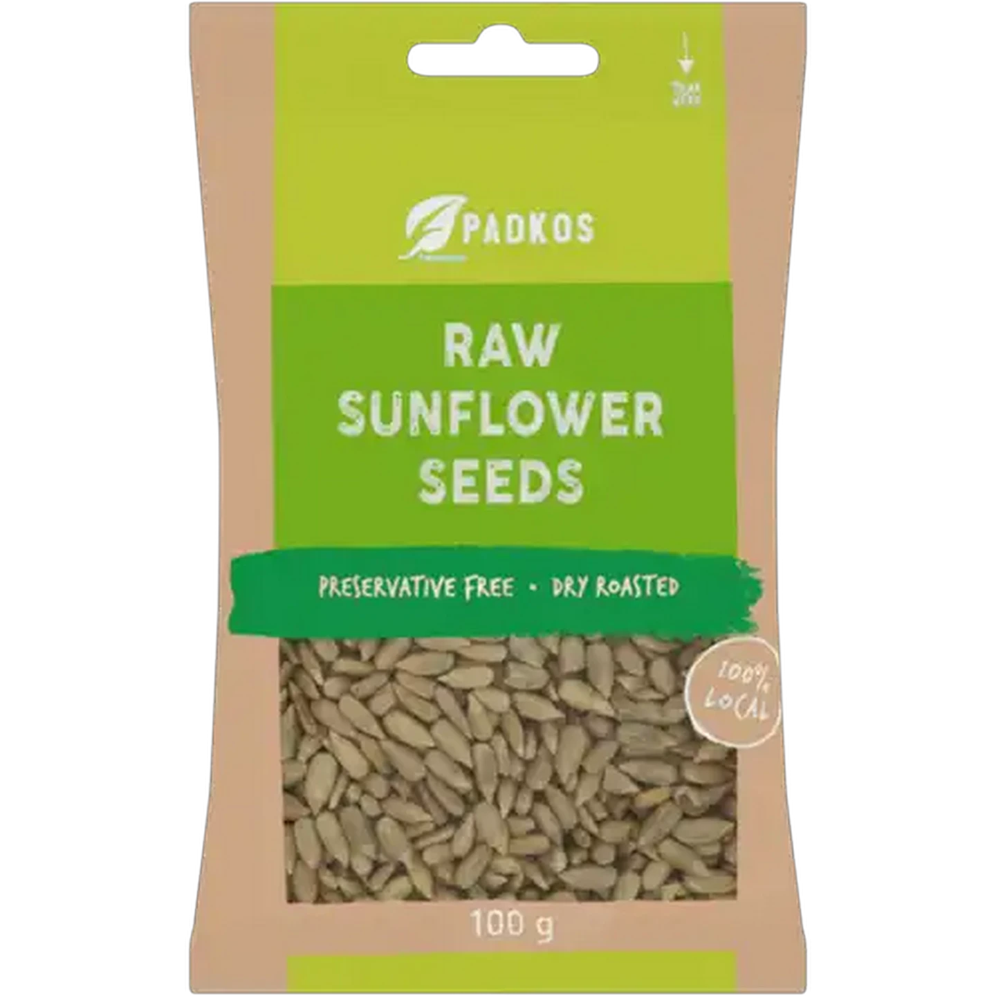Image of Padkos Raw Sunflower Seeds 100g