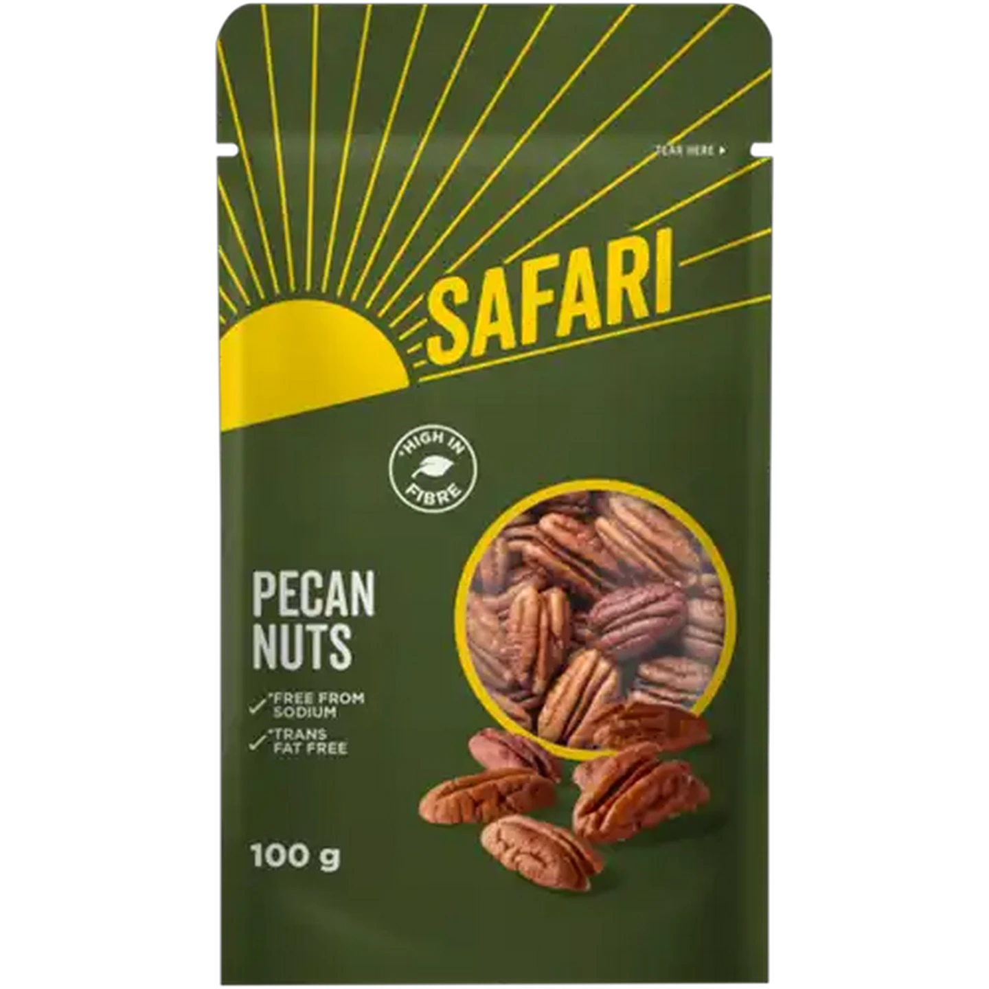 Image of SAFARI Raw Pecan Nuts 100g