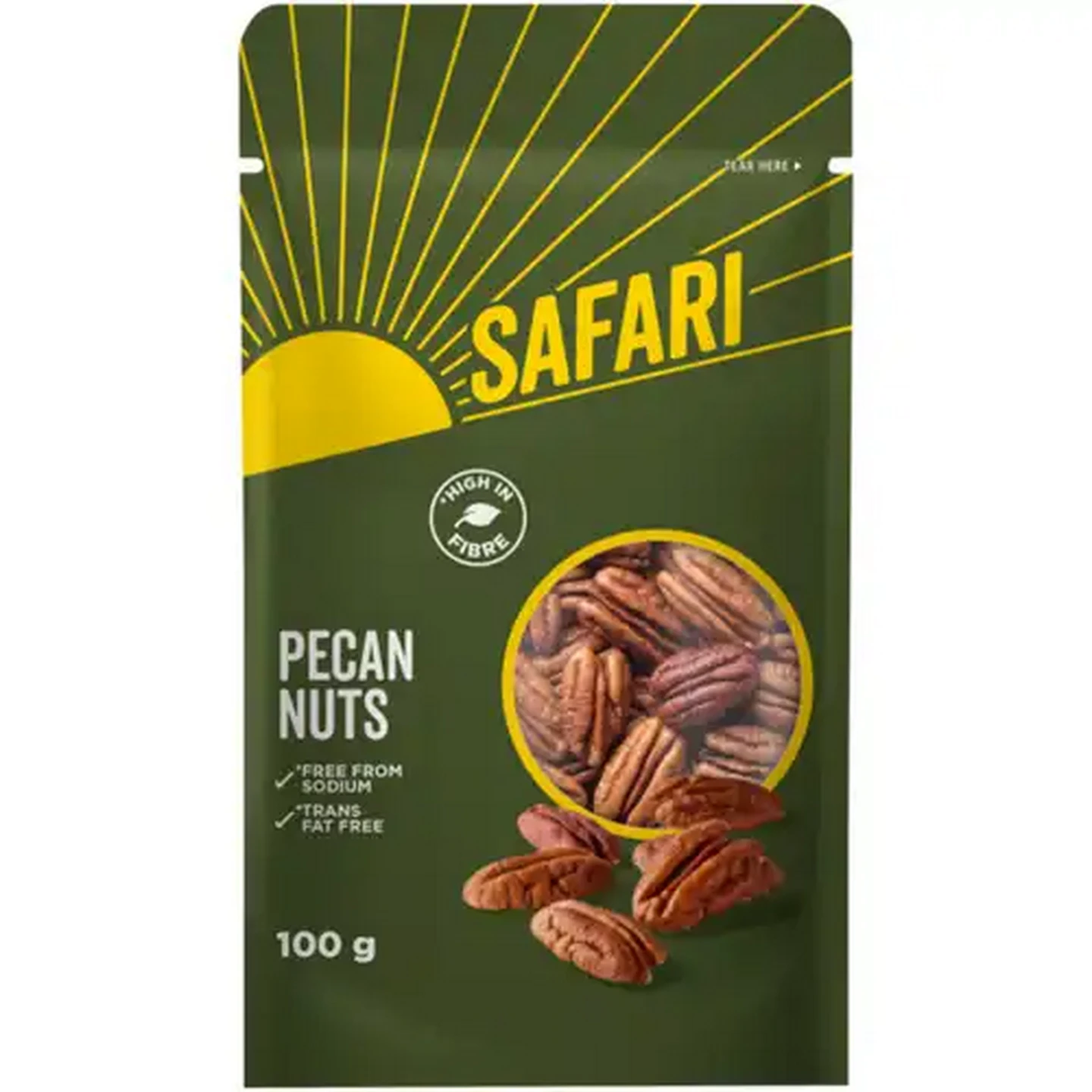 Image of SAFARI Raw Pecan Nuts 100g