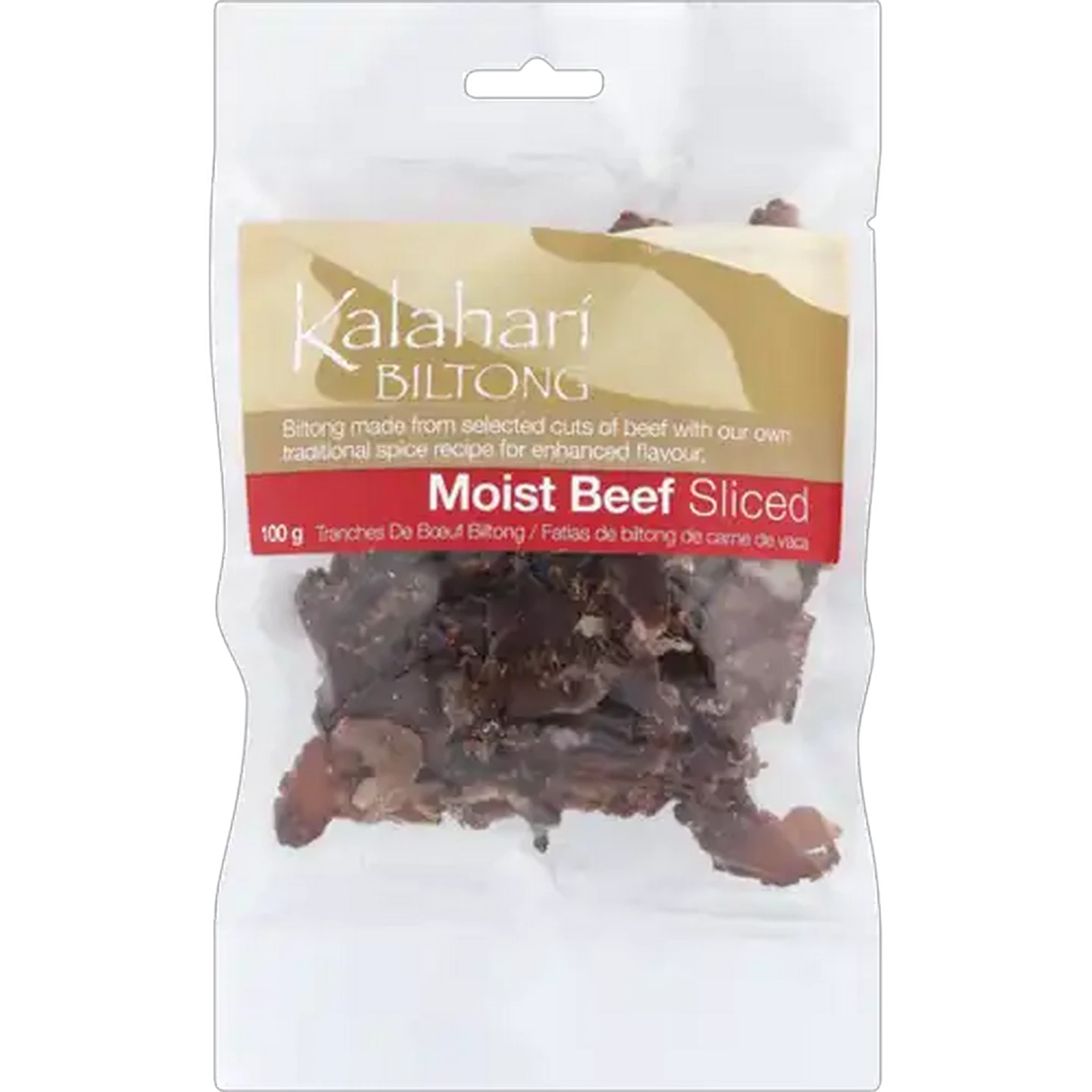 Image of Kalahari Biltong Beef Sliced Biltong 100g