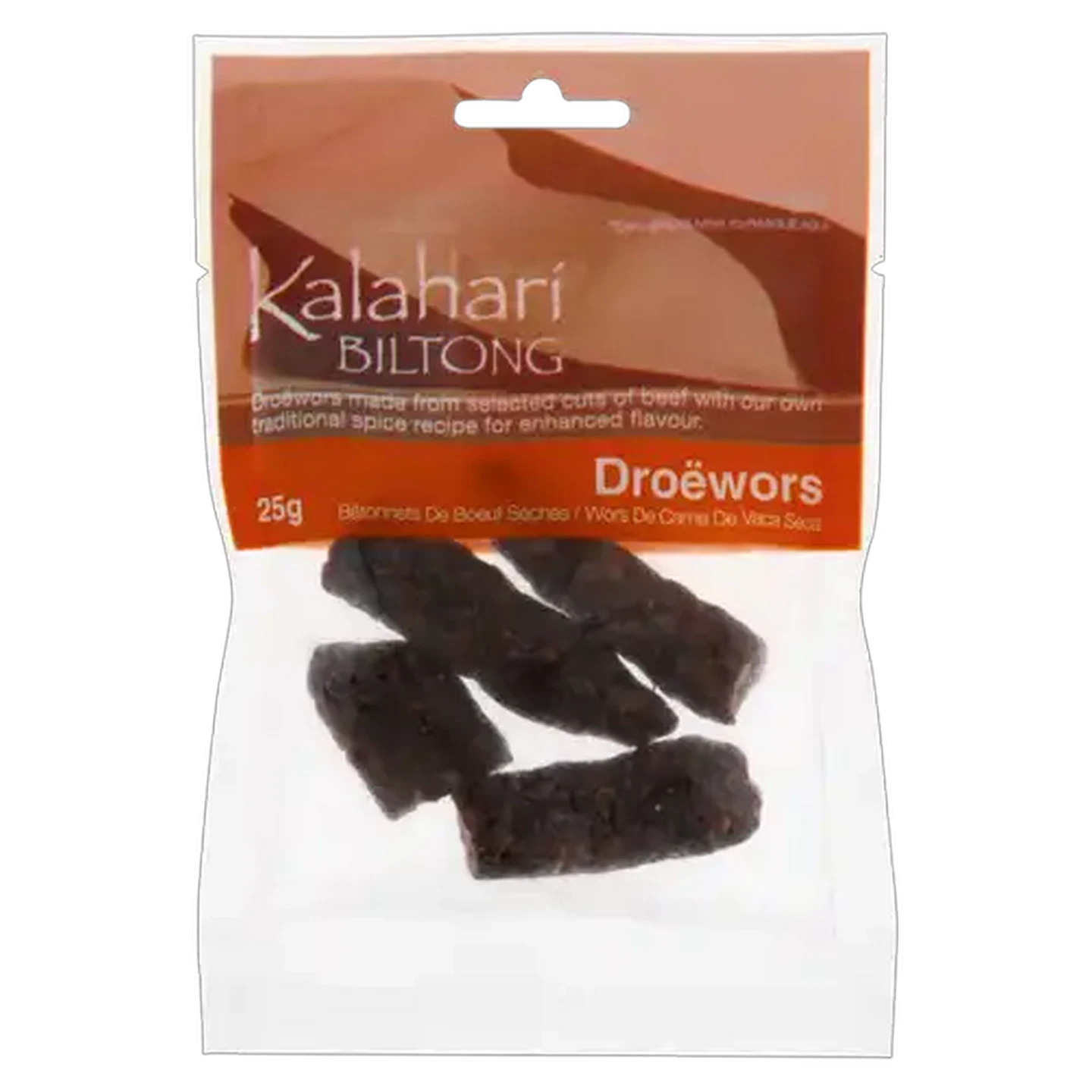 Image of Kalahari Biltong Beef Droewors 25g