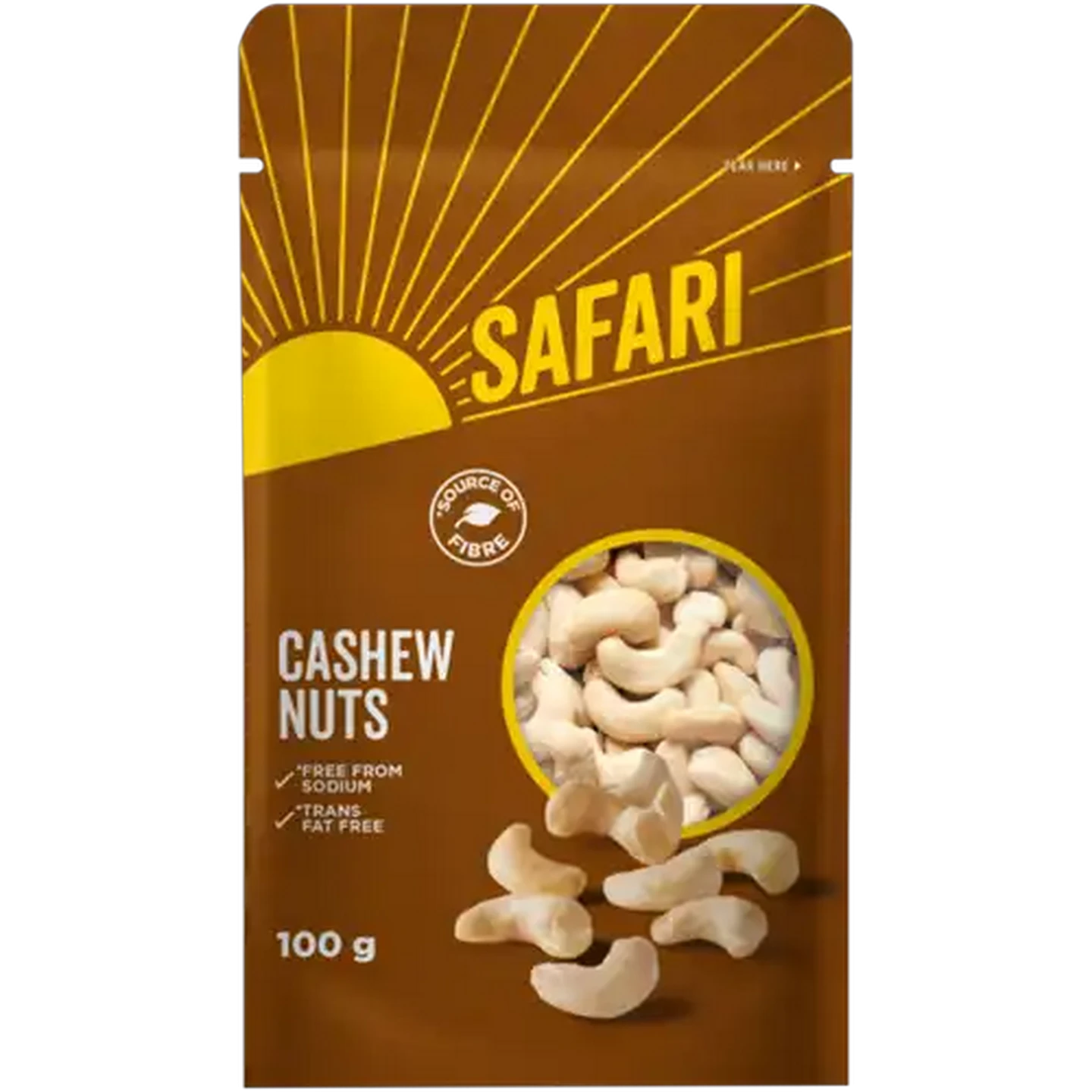 Image of SAFARI Raw Cashews 100g