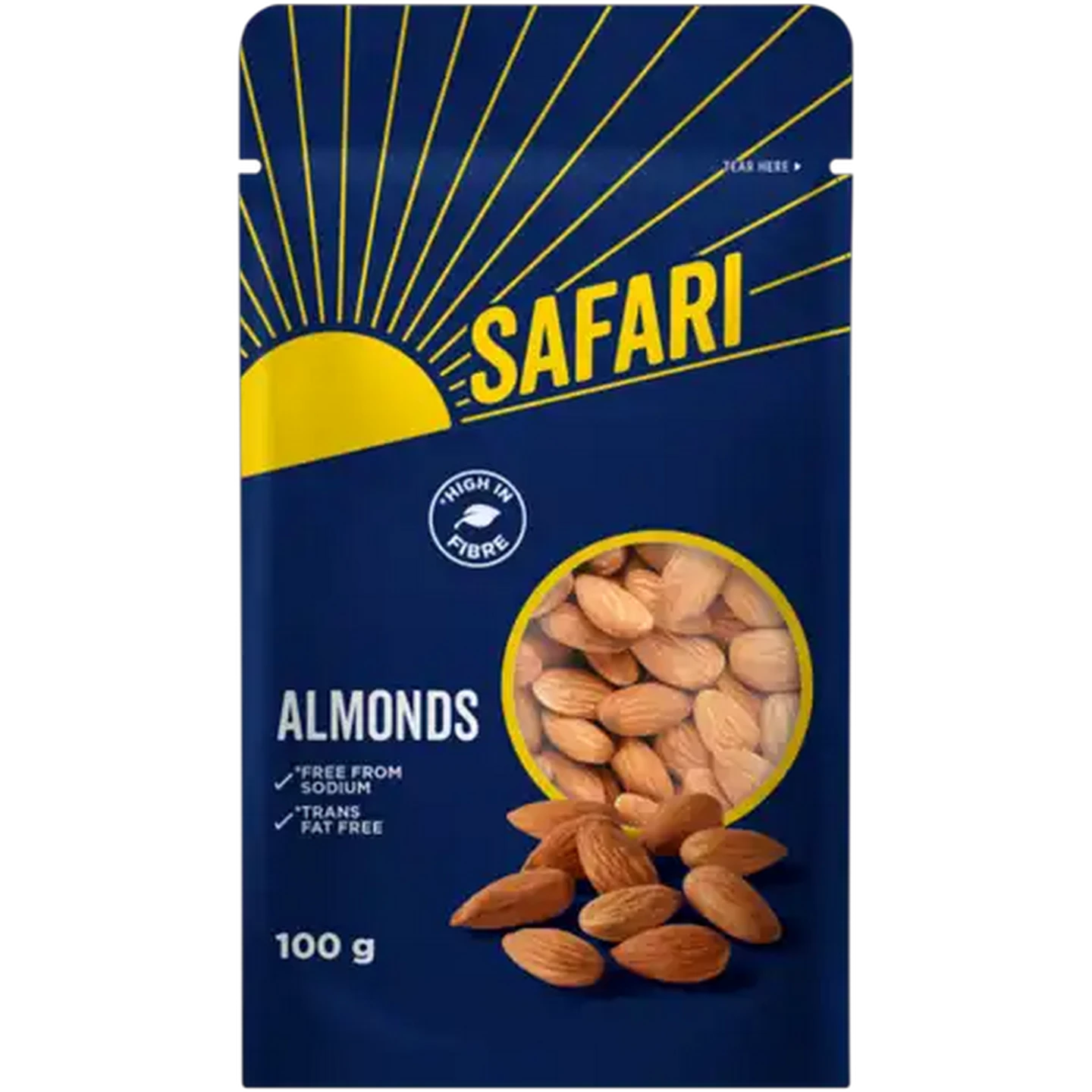 Image of SAFARI Raw Almonds 100g