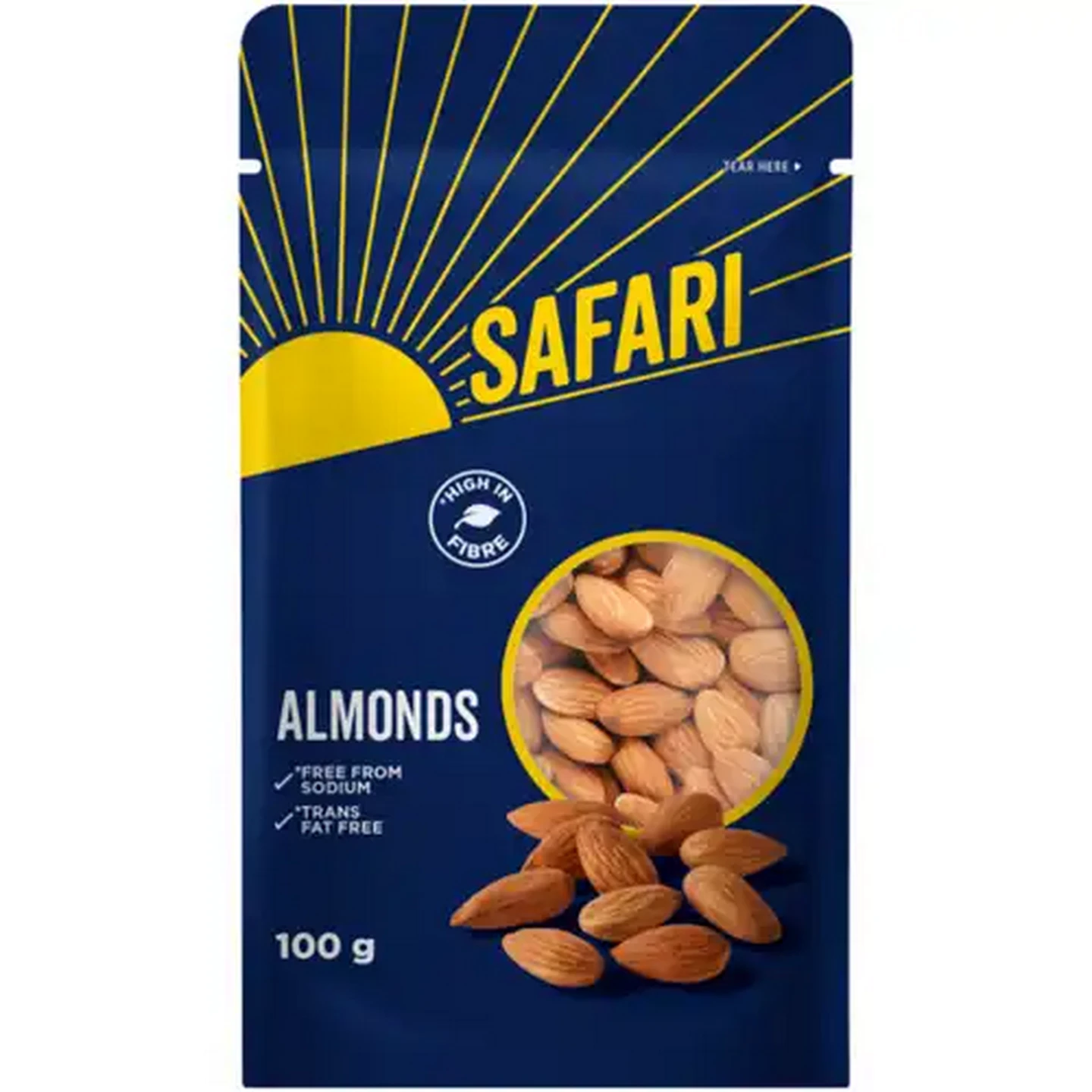 Image of SAFARI Raw Almonds 100g