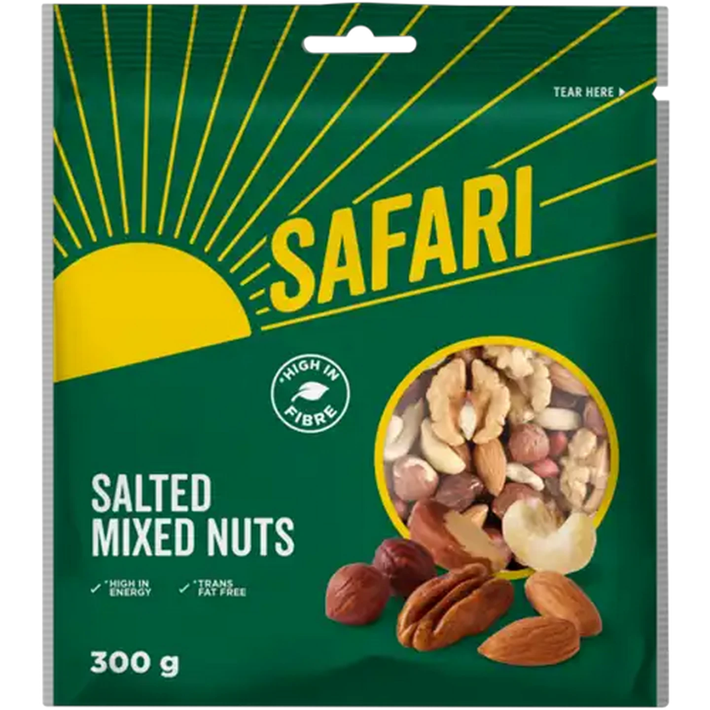 Image of SAFARI Roasted & Salted Mixed Nuts 300g
