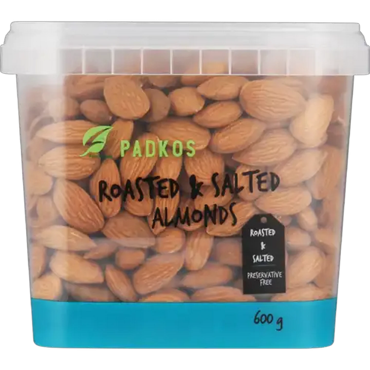 Image of Padkos Roasted & Salted Almonds 600g