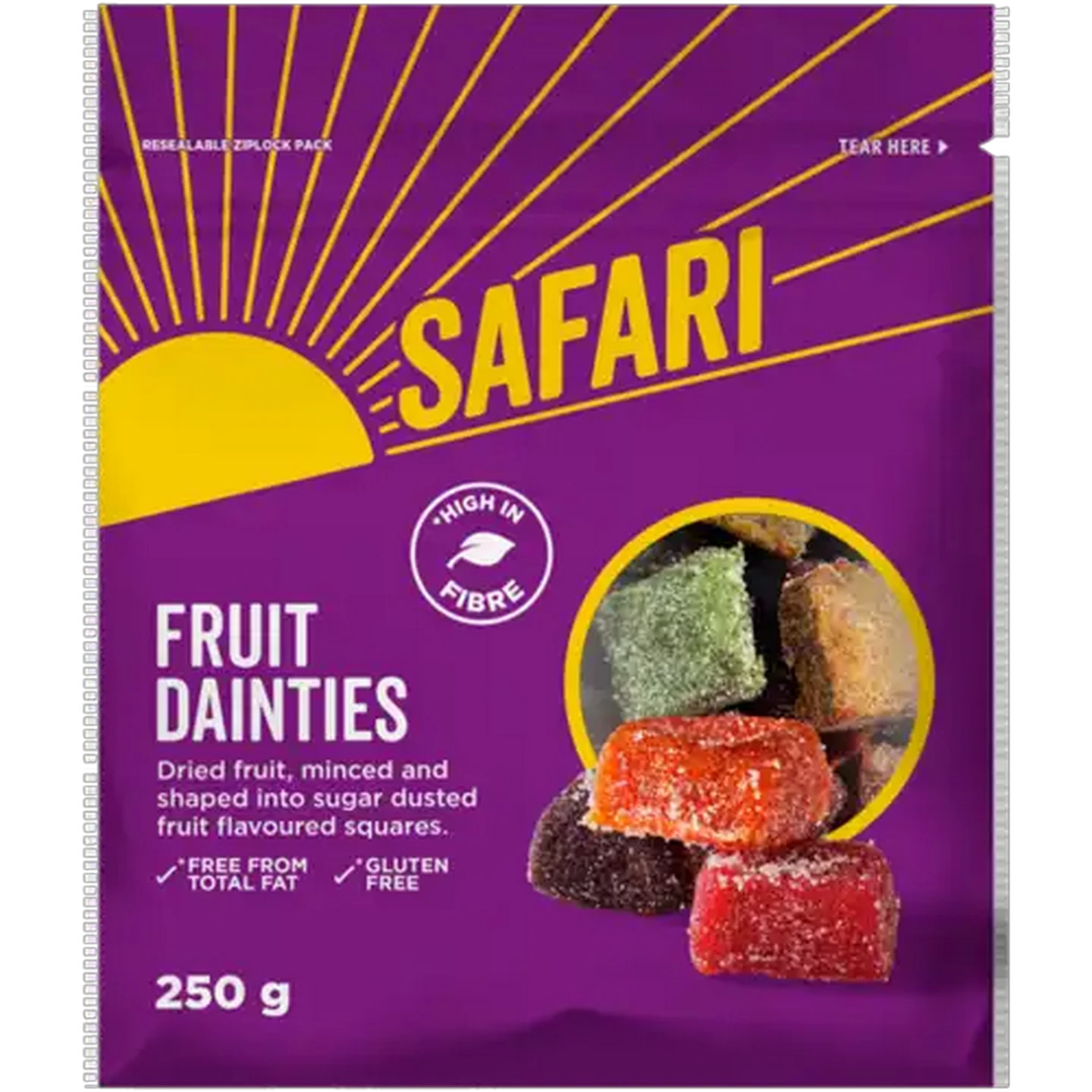 Image of SAFARI Fruit Dainties 250g