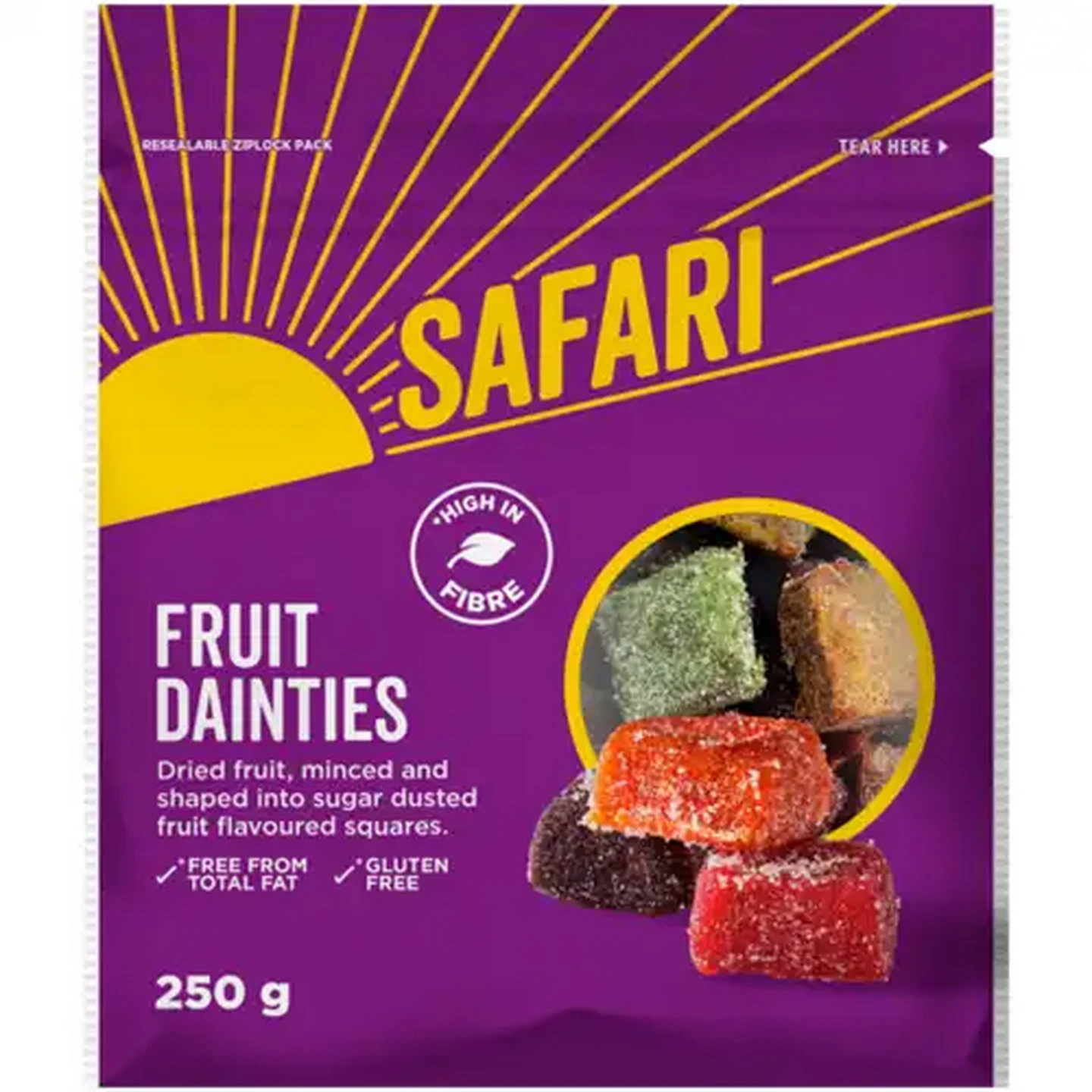 Image of SAFARI Fruit Dainties 250g