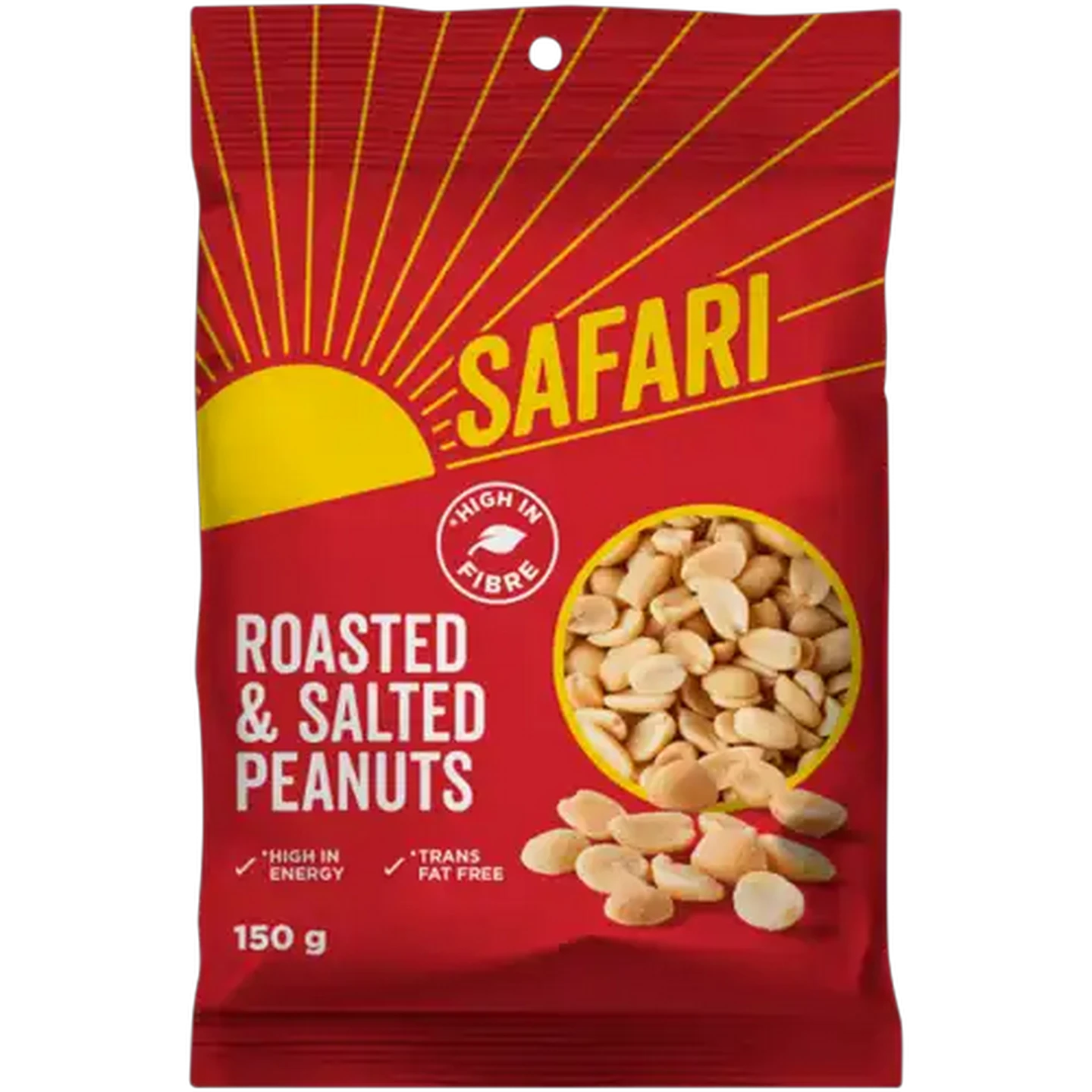 Image of SAFARI Roasted & Salted Peanuts 150g