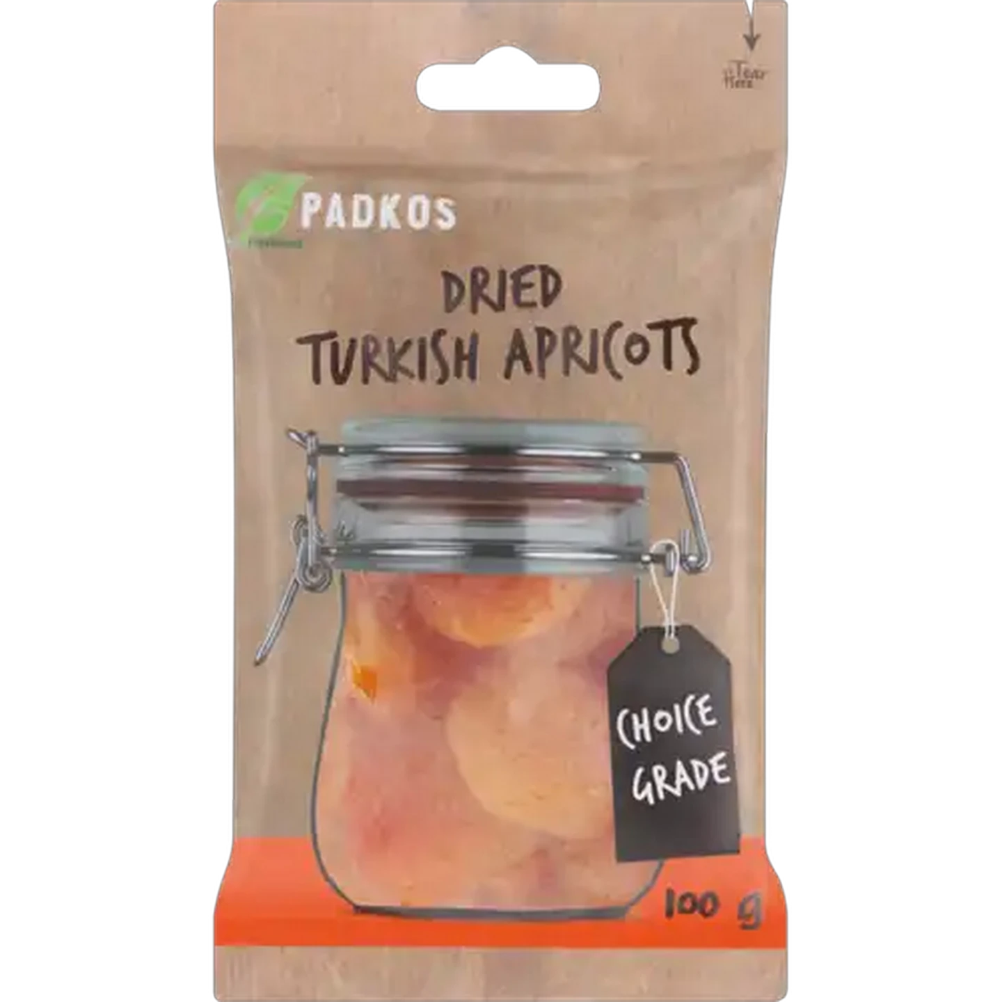 Image of Padkos Dried Turkish Apricots 100g