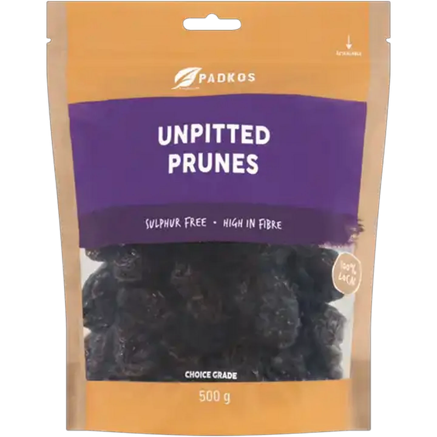 Image of Padkos Dried Prunes 500g