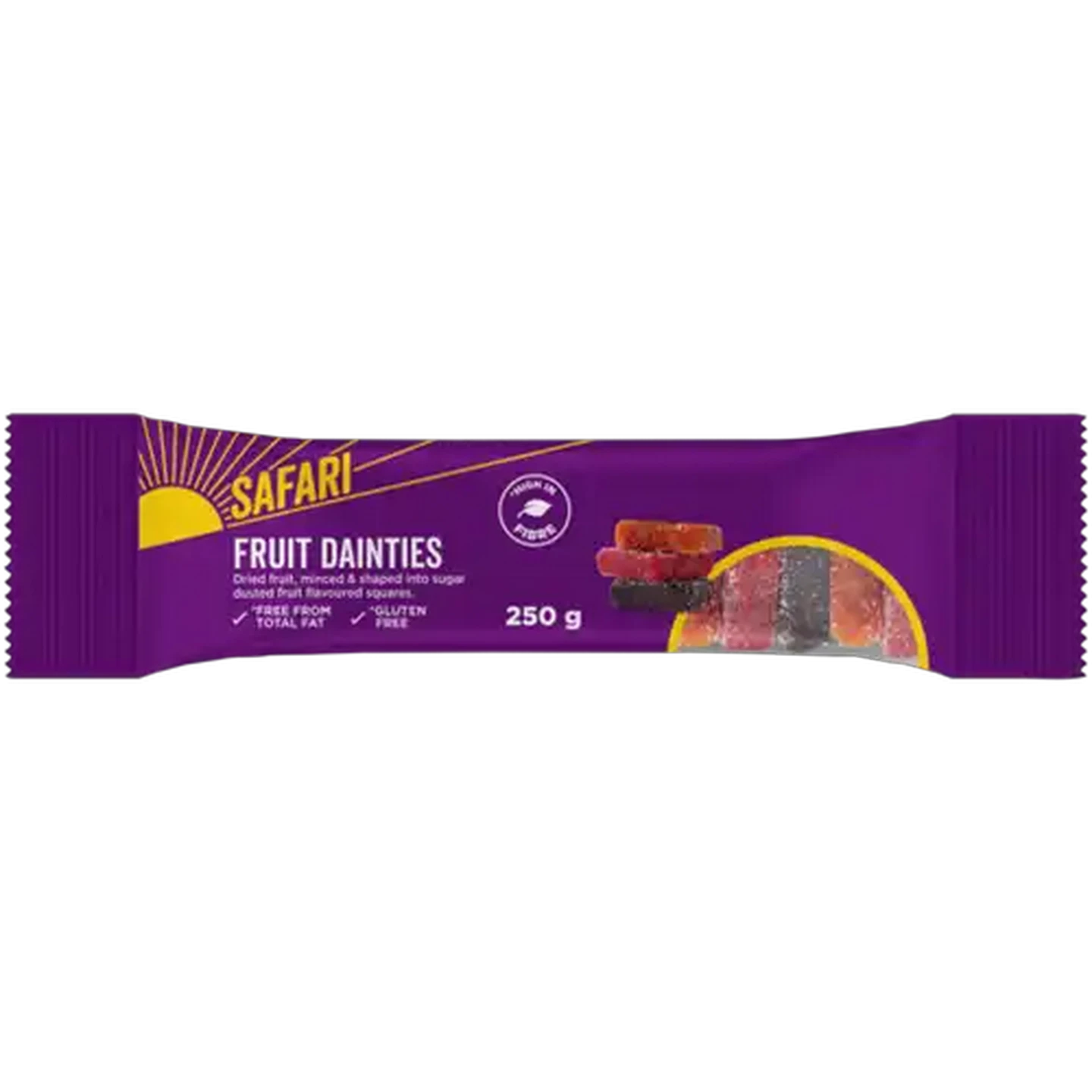 Image of SAFARI Dainty Squared Dried Fruit Sleeve 250g